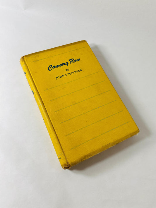 1945 John Steinbeck Cannery Row EARLY PRINTING vintage book about marginalized residents in the canning district during the Great Depression