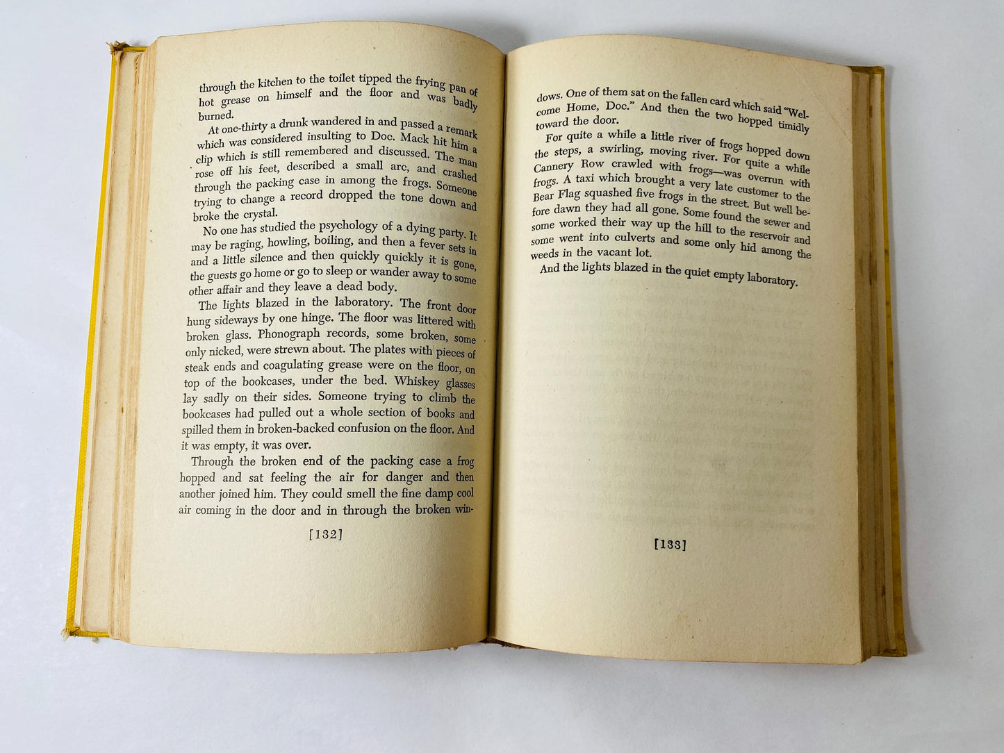 1945 John Steinbeck Cannery Row EARLY PRINTING vintage book about marginalized residents in the canning district during the Great Depression