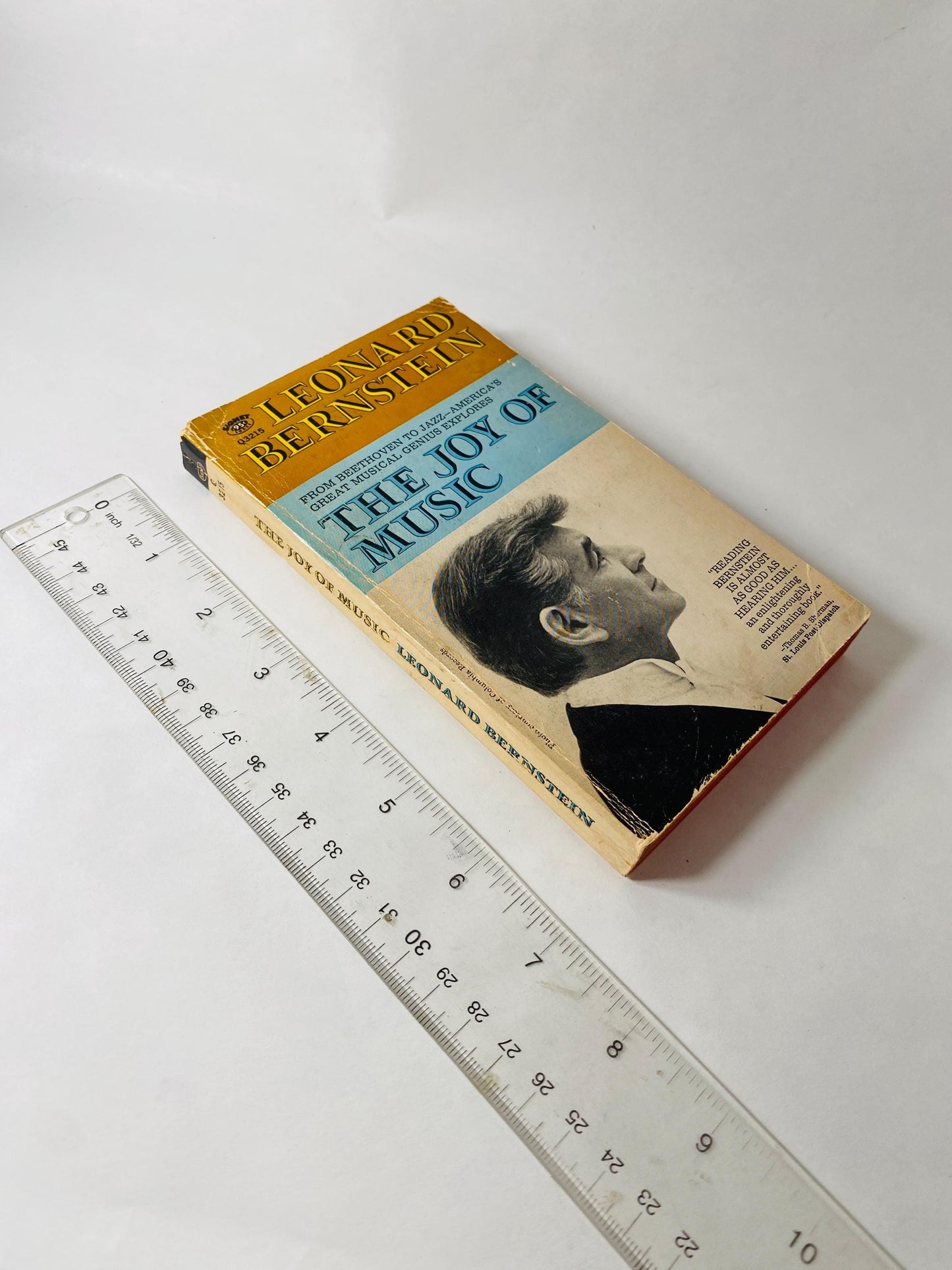 1967 Joy of Music vintage Signet paperback book Conductor Leonard Bernstein Director New York Philharmonic symphony orchestra classical