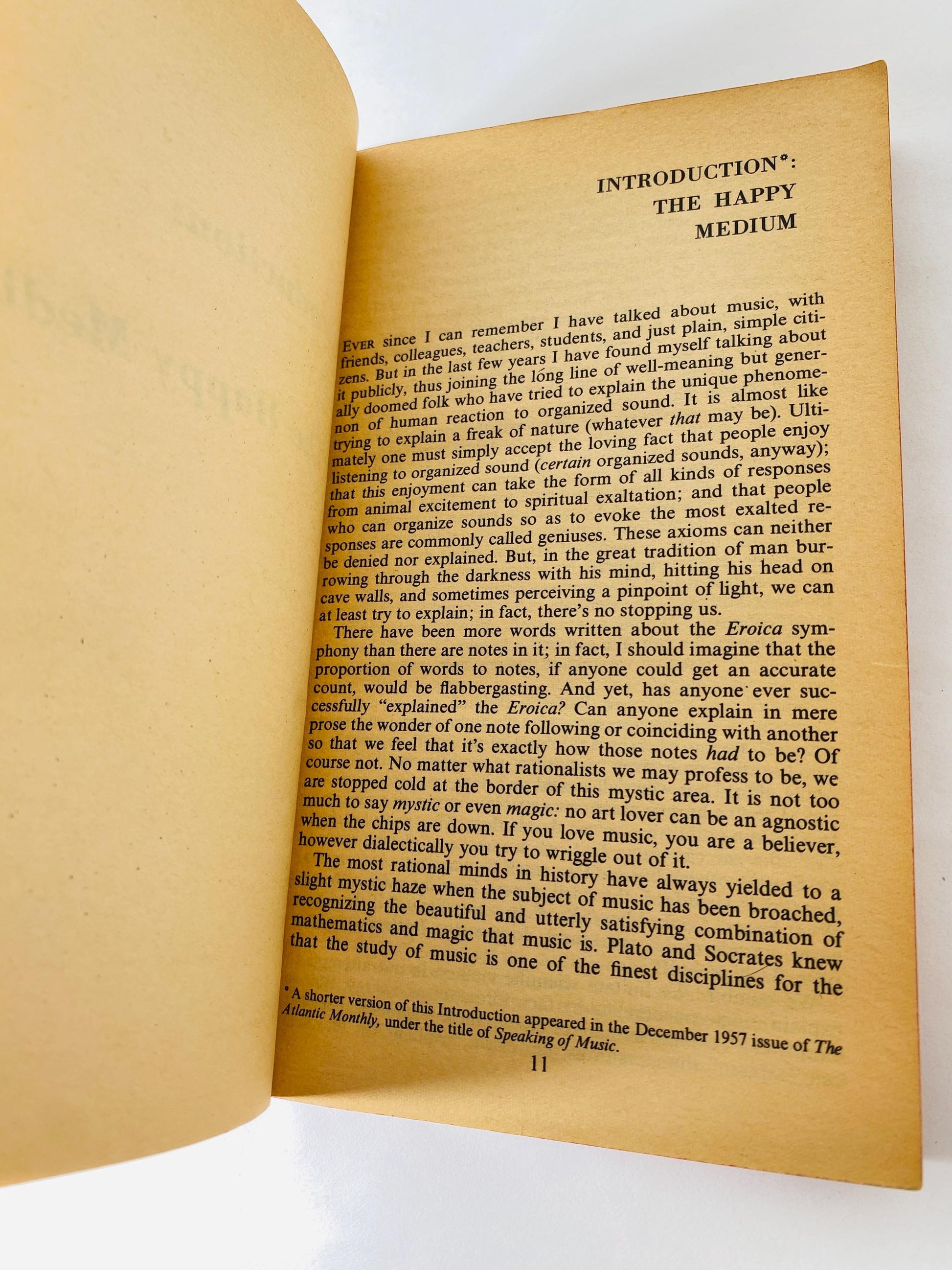 1967 Joy of Music vintage Signet paperback book Conductor Leonard Bernstein Director New York Philharmonic symphony orchestra classical