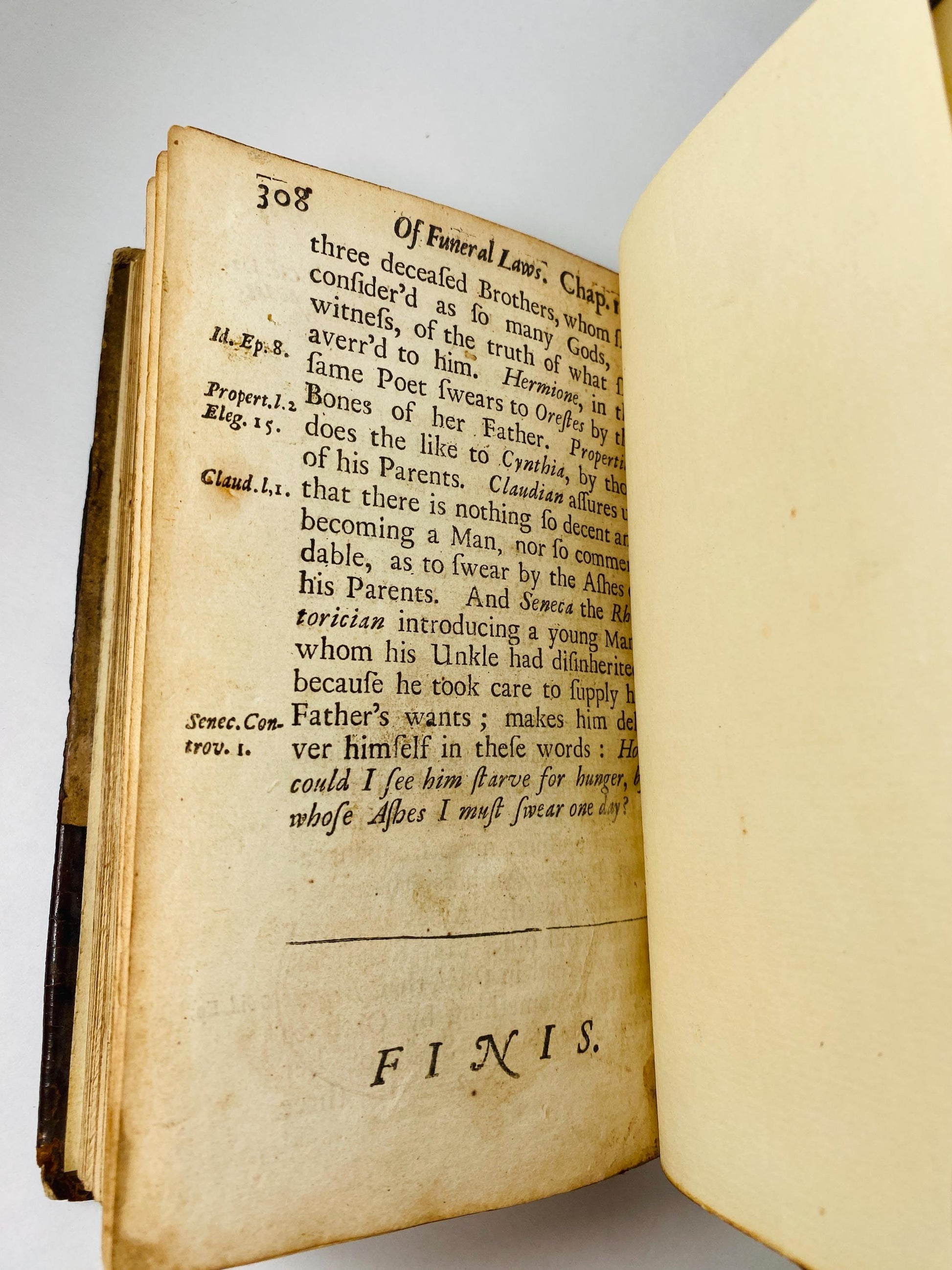 1683 Rites of Funeral Ancient and Modern in Use Through the Known World antique Paul Lorrain small leatherbound 17th-century vintage book