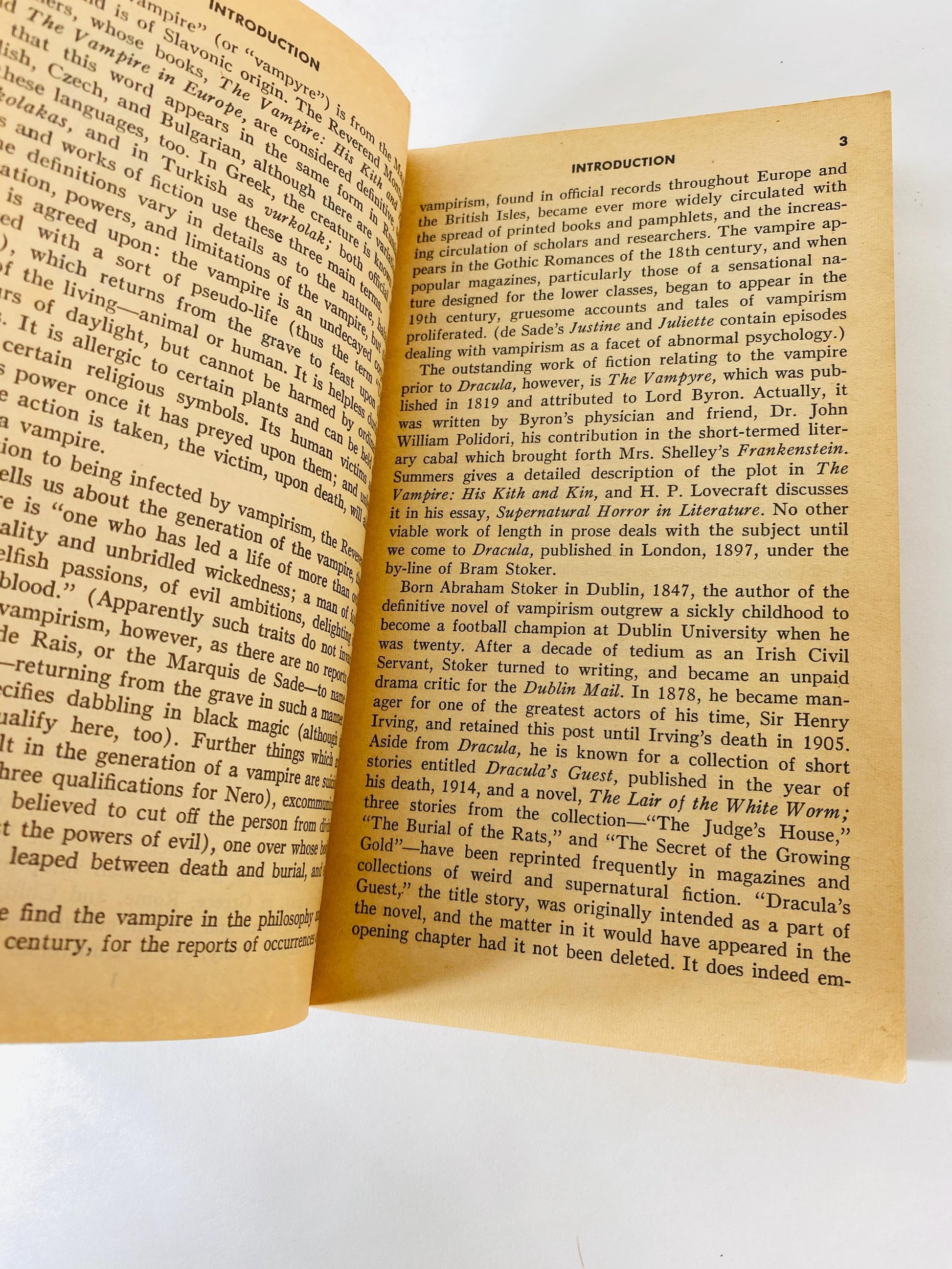 Dracula vintage Airmont paperback book by Bram Stoker circa 1965 collector gift Gothic gift emo goth. Black blue home decor