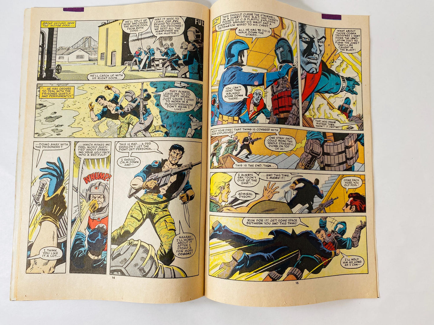 Vintage G.I. Joe A Real American Hero #53 Comic Book, Marvel 1986 Newsstand Edition, 25th Anniversary Cover, Pit-Fall, Larry Hama