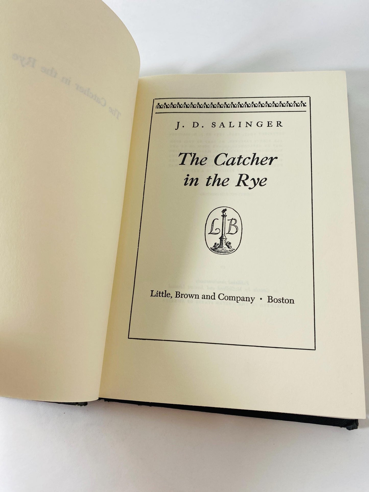 Catcher in the Rye EARLY PRINTING by JD Salinger vintage book circa 1951 Teenage angst & alienation Holden Caulfield gift
