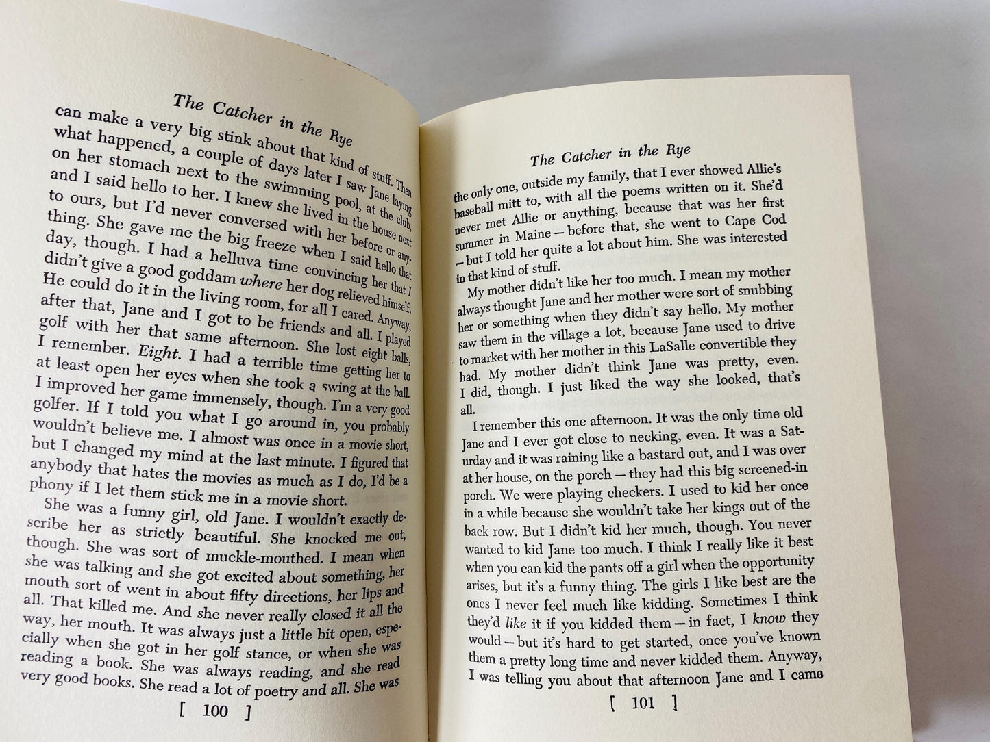 Catcher in the Rye EARLY PRINTING by JD Salinger vintage book circa 1951 Teenage angst & alienation Holden Caulfield gift