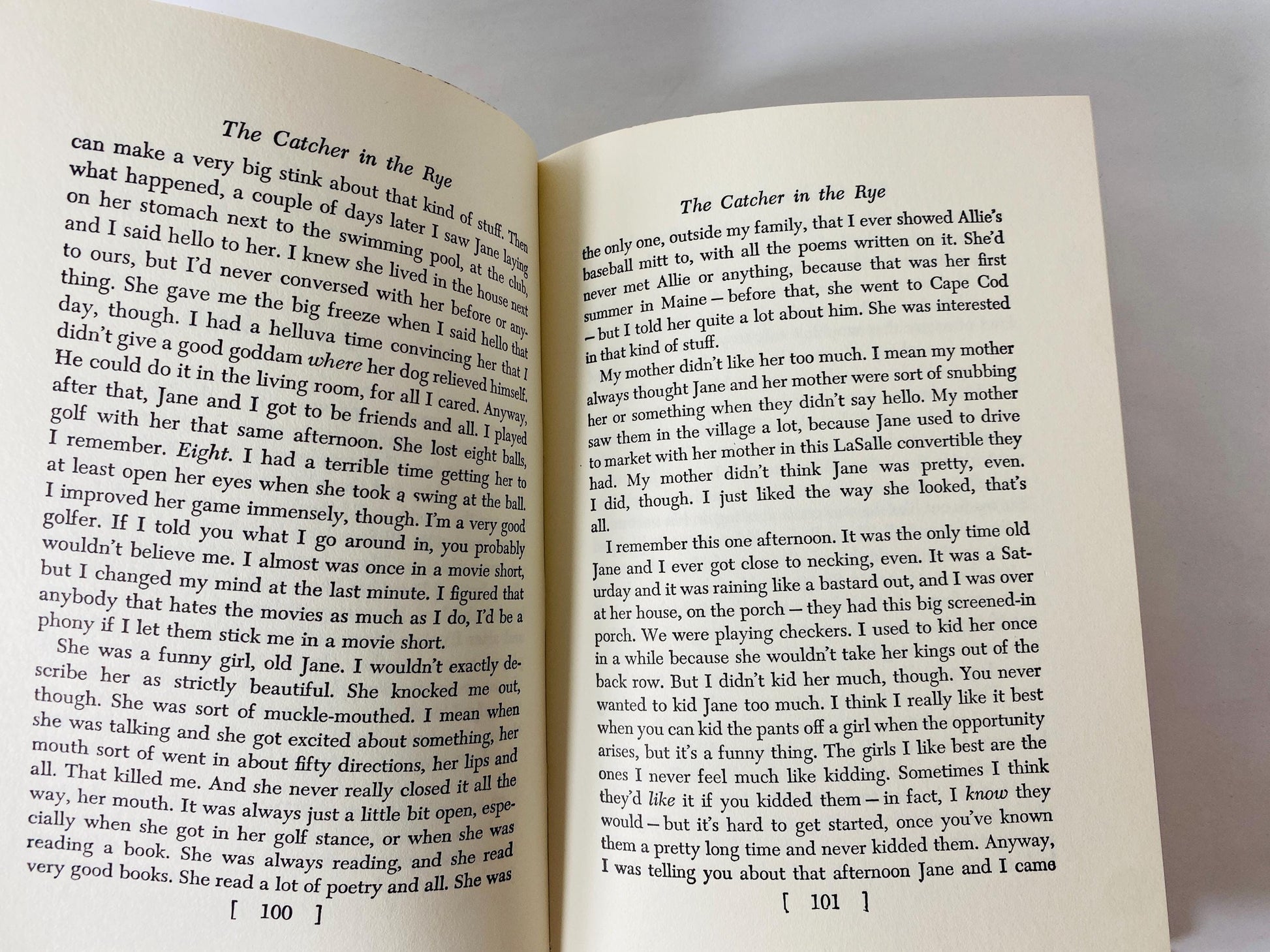 Catcher in the Rye EARLY PRINTING by JD Salinger vintage book circa 1951 Teenage angst & alienation Holden Caulfield gift