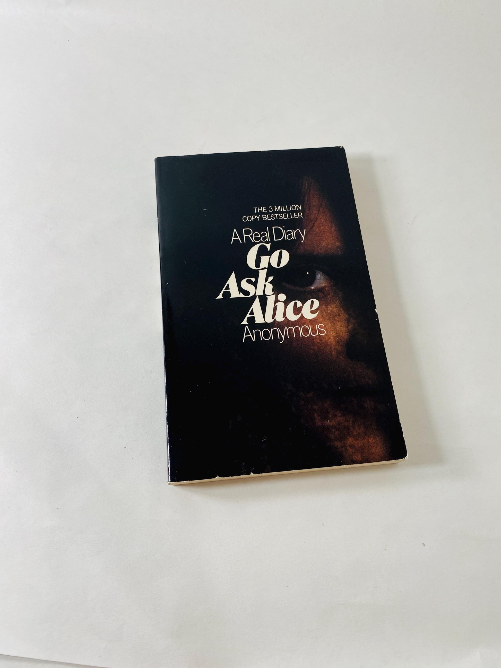 Go Ask Alice vintage paperback book circa 1982 Alcoholics Anonymous AA Recovery, Addiction, NA, Al-Anon, sobriety, gift