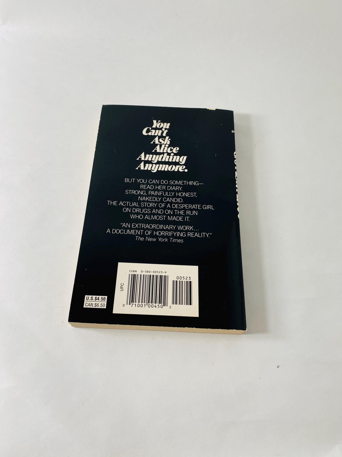 Go Ask Alice vintage paperback book circa 1982 Alcoholics Anonymous AA Recovery, Addiction, NA, Al-Anon, sobriety, gift