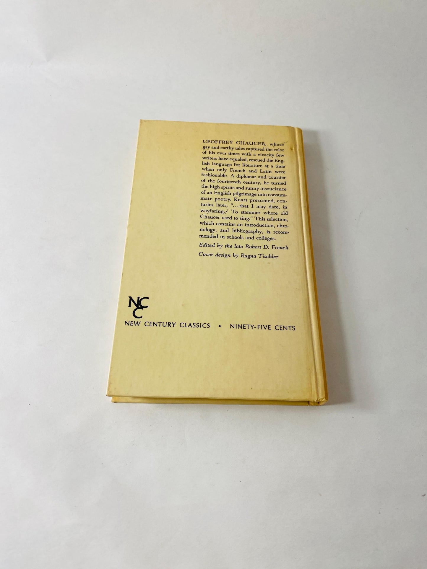 Chaucer's Canterbury Tales Vintage hardback book circa 1948