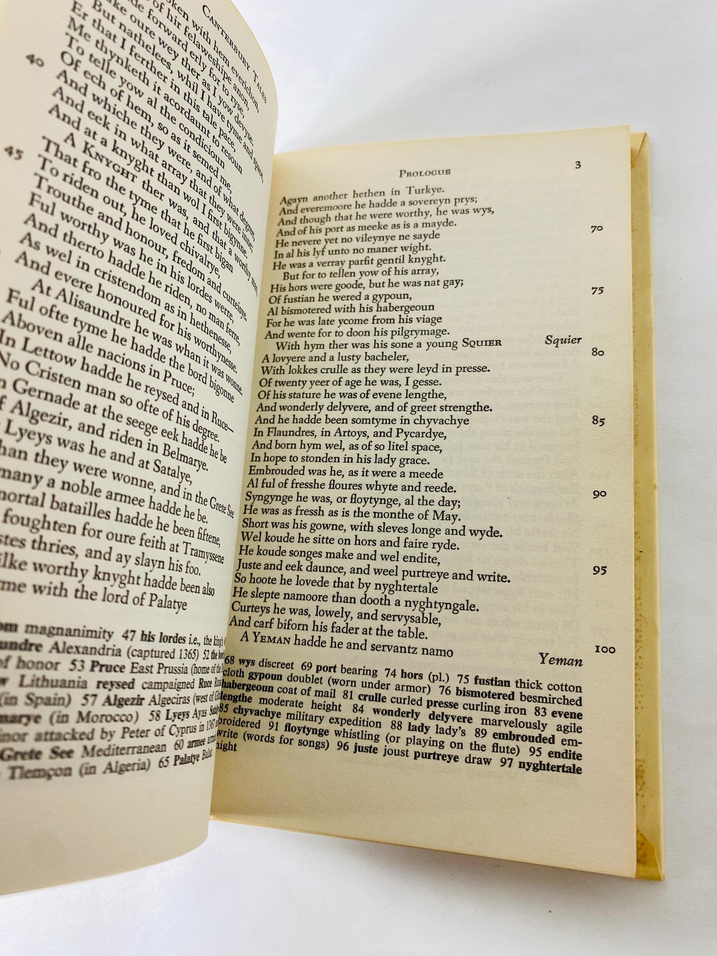 Chaucer's Canterbury Tales Vintage hardback book circa 1948