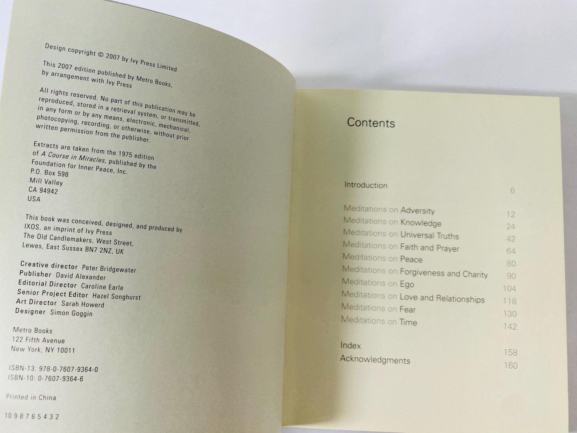 Meditations from a Course in Miracles EARLY PRINTING Combined Volume vintage book Twelve Steps Alcoholic AA Al Anon Anonymous