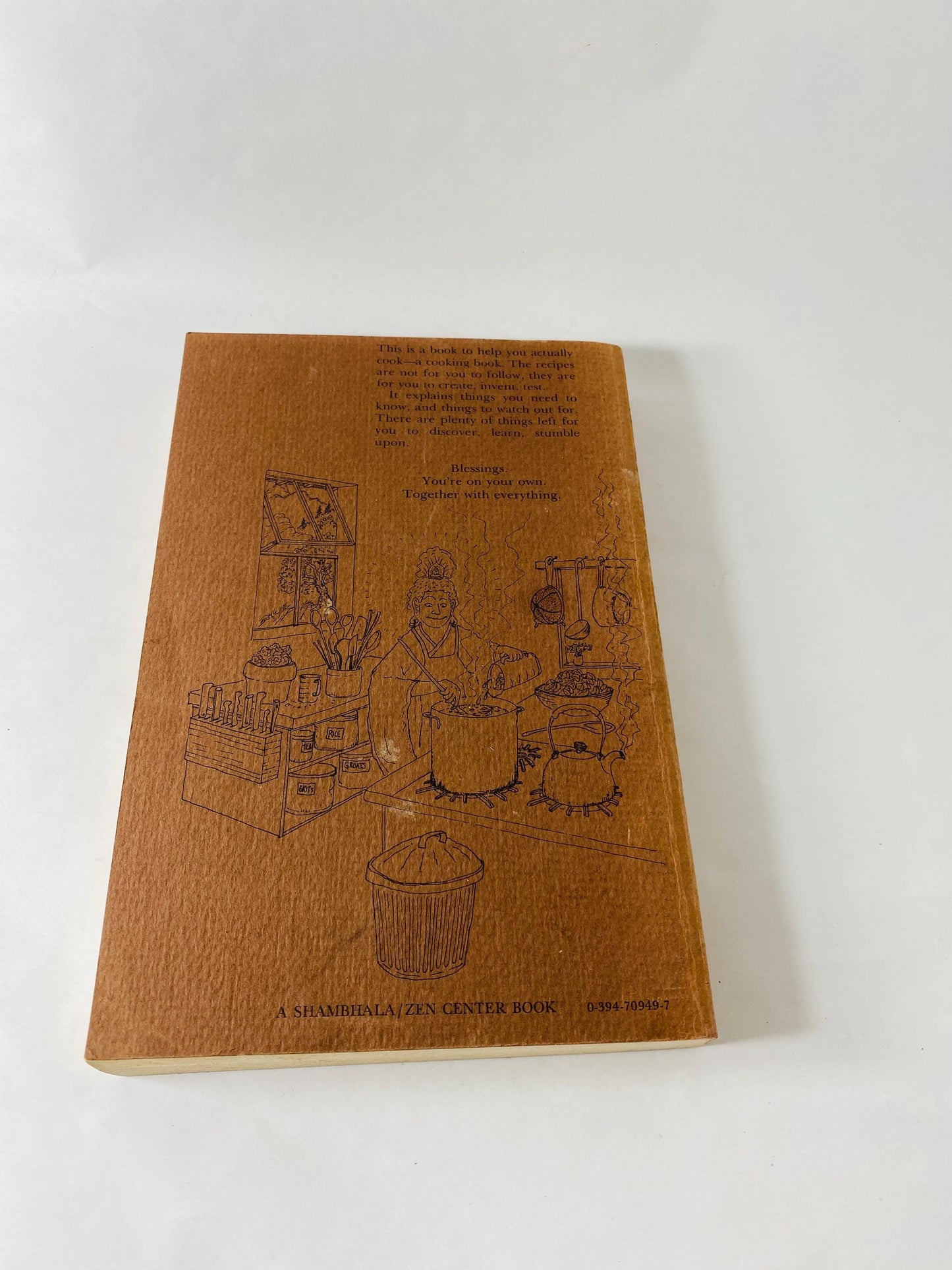 Tassajara Cooking Edward Espe Brown Shambhala Vegetarian vintage Cookbook circa 1973 Zen Center Paperback Vintage Natural Food Recipes