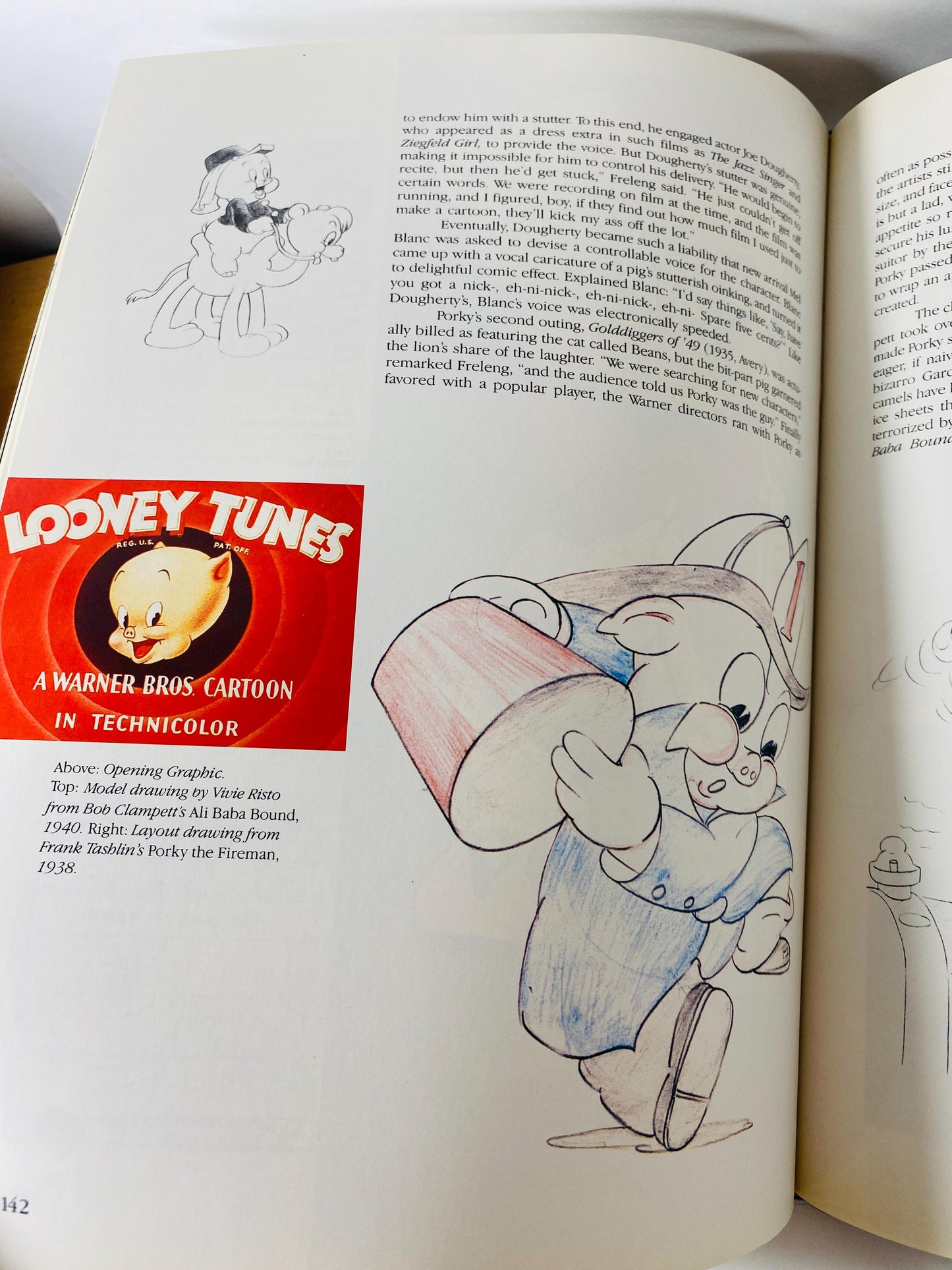 That’s All Folks The Art of Warner Bros Animation Steve Schneider vintage 1988 First Edition Hardcover Looney Tunes Cartoon Art Book