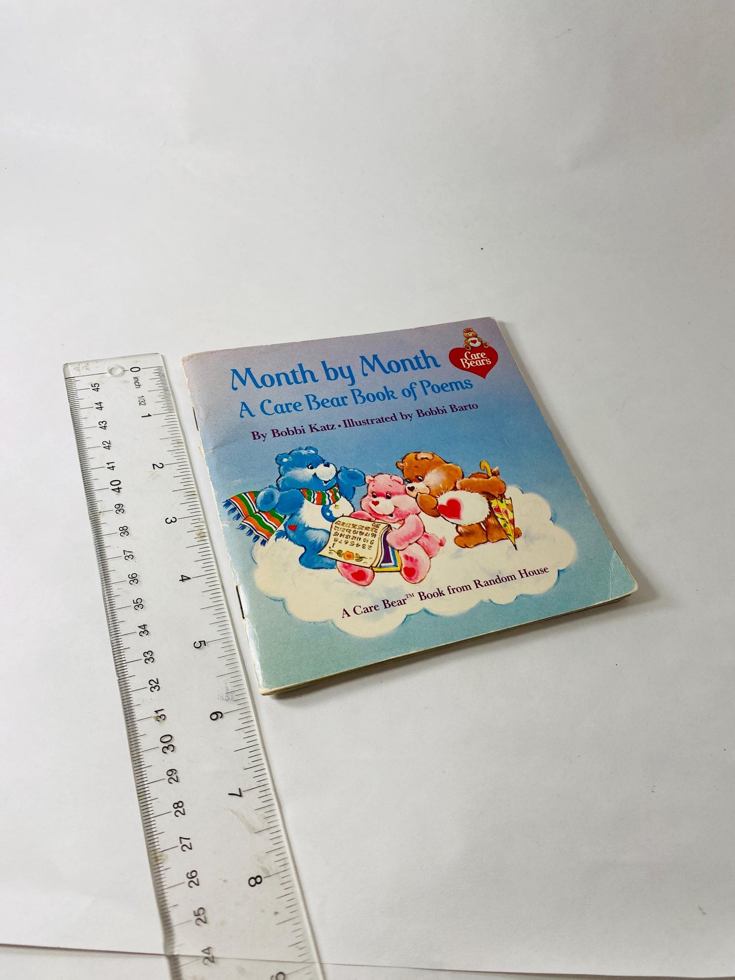 Month by Month Care Bears book of poems. Vintage book by Bobbi Katz circa 1984
