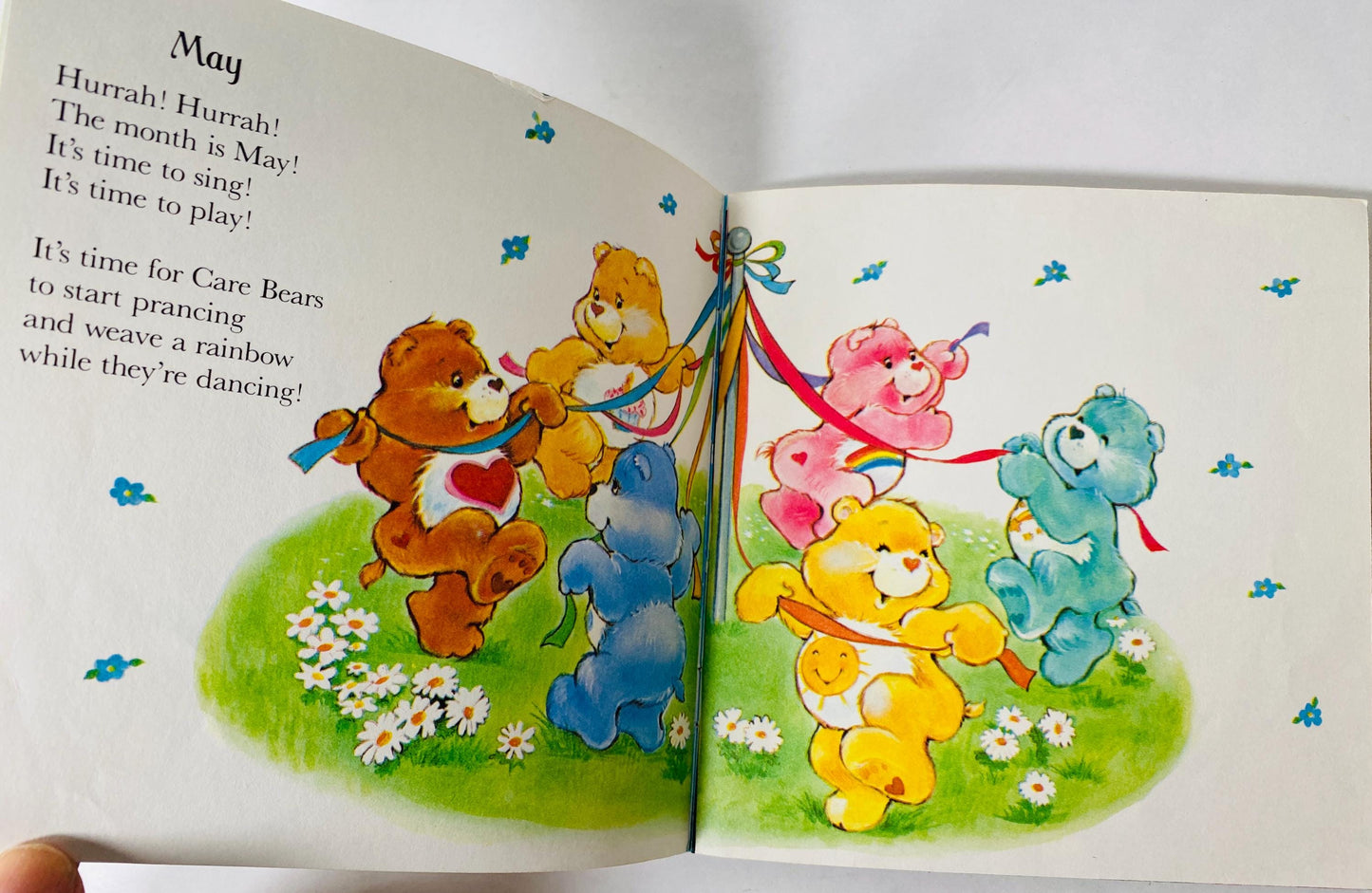 Month by Month Care Bears book of poems. Vintage book by Bobbi Katz circa 1984
