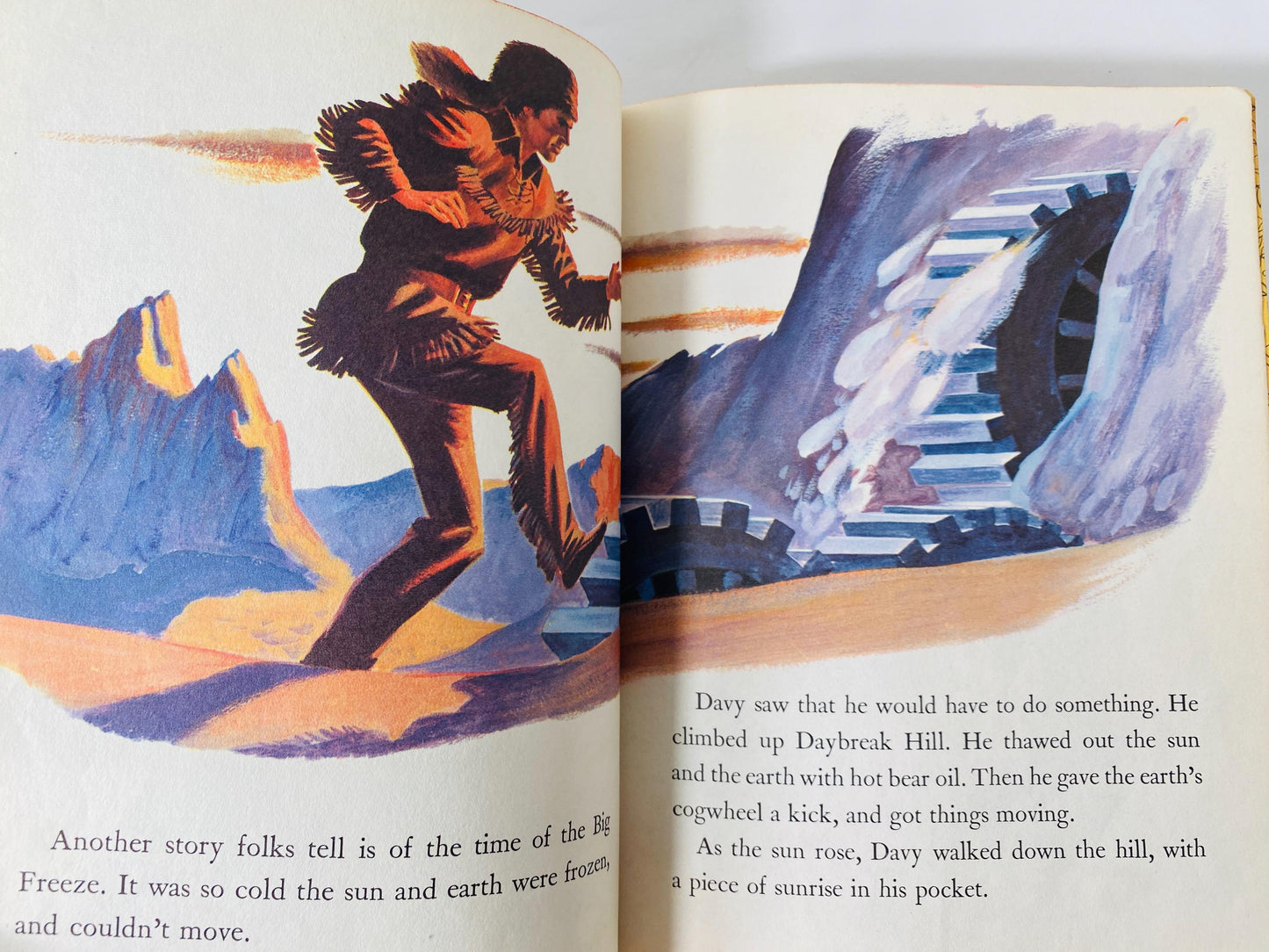 Davy Crockett vintage Little Golden Book circa 1955 Walt Disney