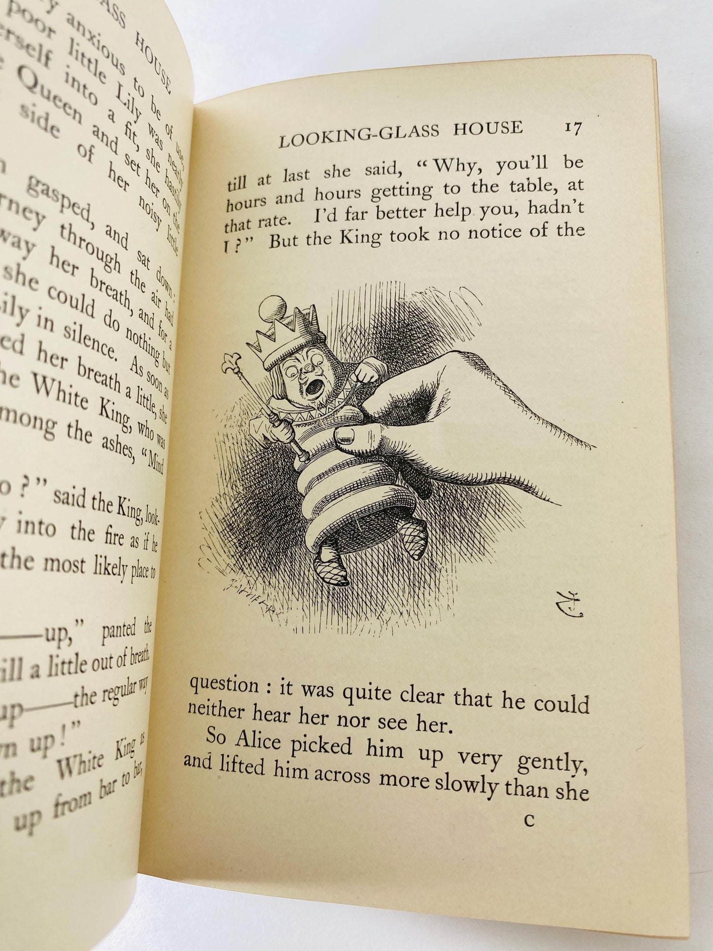 1927 Through the Looking-Glass and What Alice Found There by Lewis Carroll illustrated John Tenniel London Macmillan