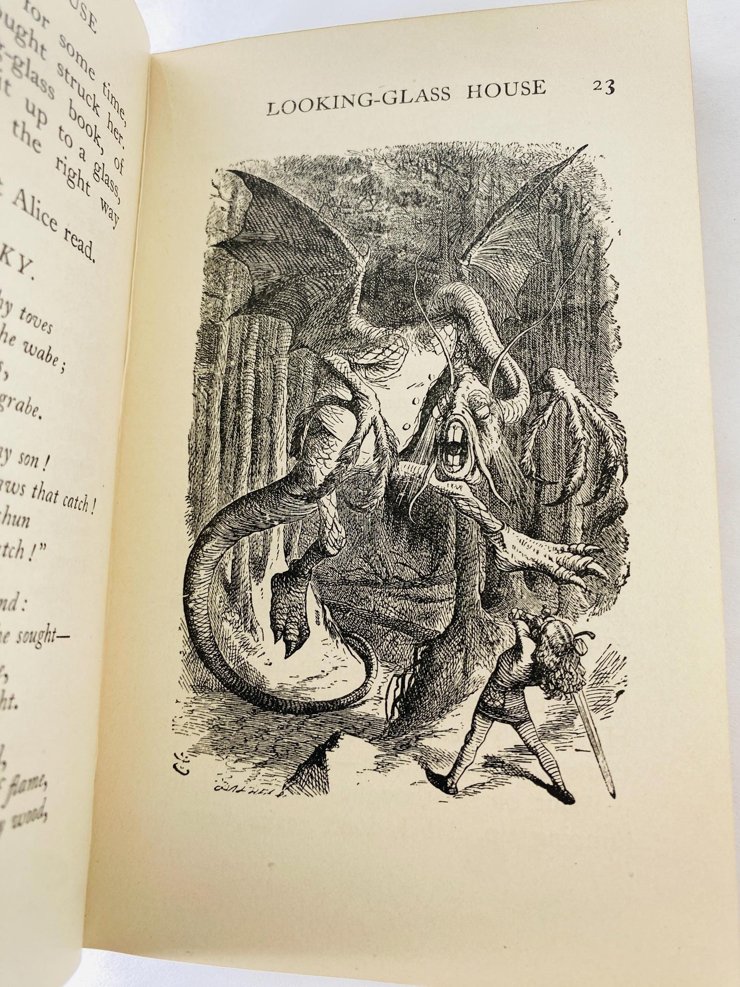 1927 Through the Looking-Glass and What Alice Found There by Lewis Carroll illustrated John Tenniel London Macmillan