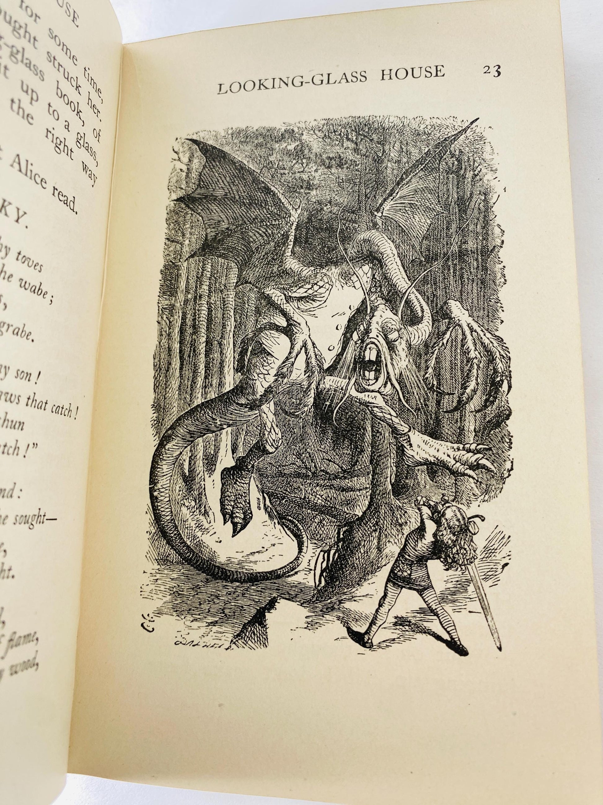 1927 Through the Looking-Glass and What Alice Found There by Lewis Carroll illustrated John Tenniel London Macmillan