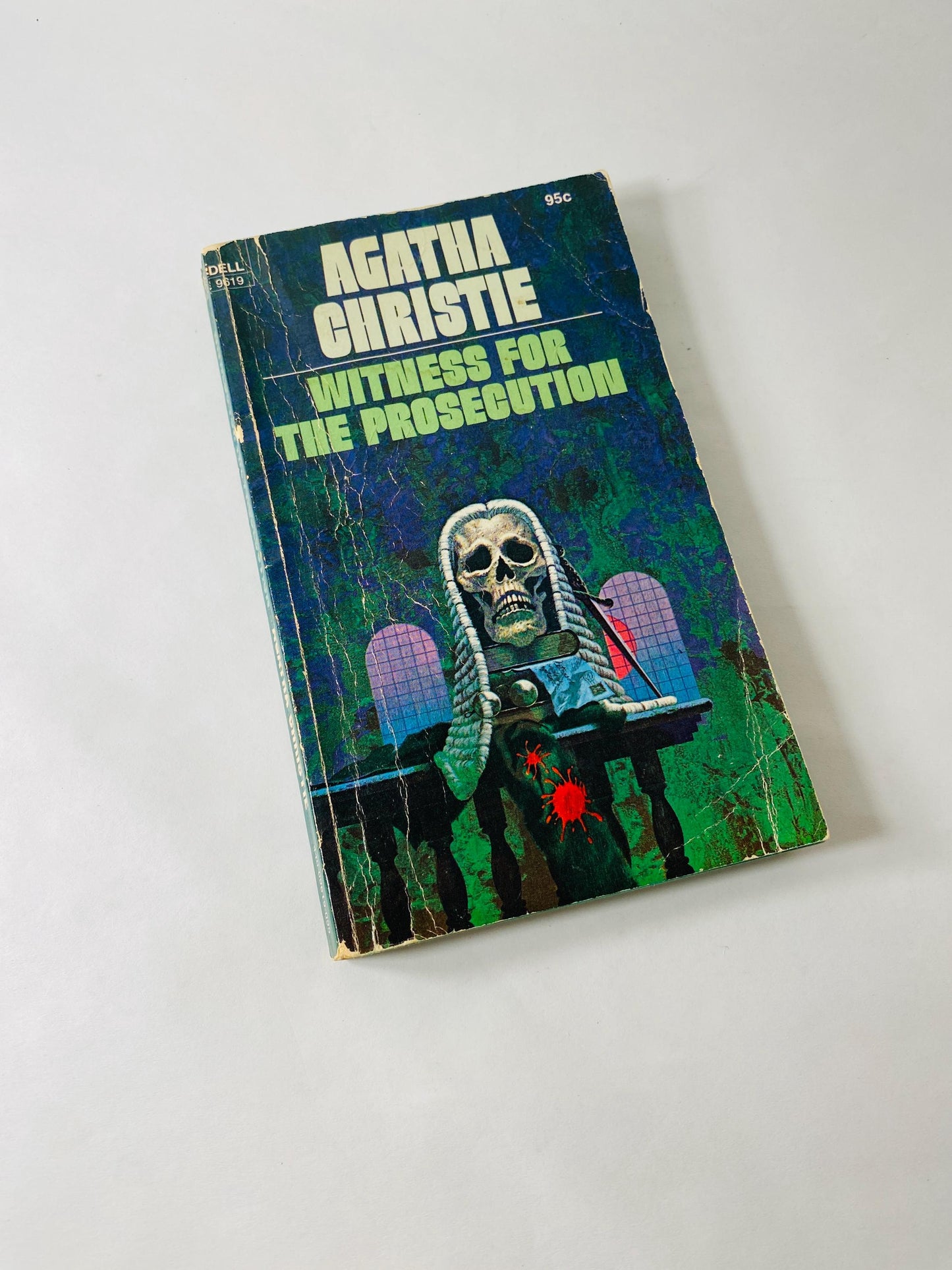 1960s 1970s Agatha Christie vintage EARLY paperback books Appointment Death Curtain Blue Train Sad Cypress Witness Prosecution Murder