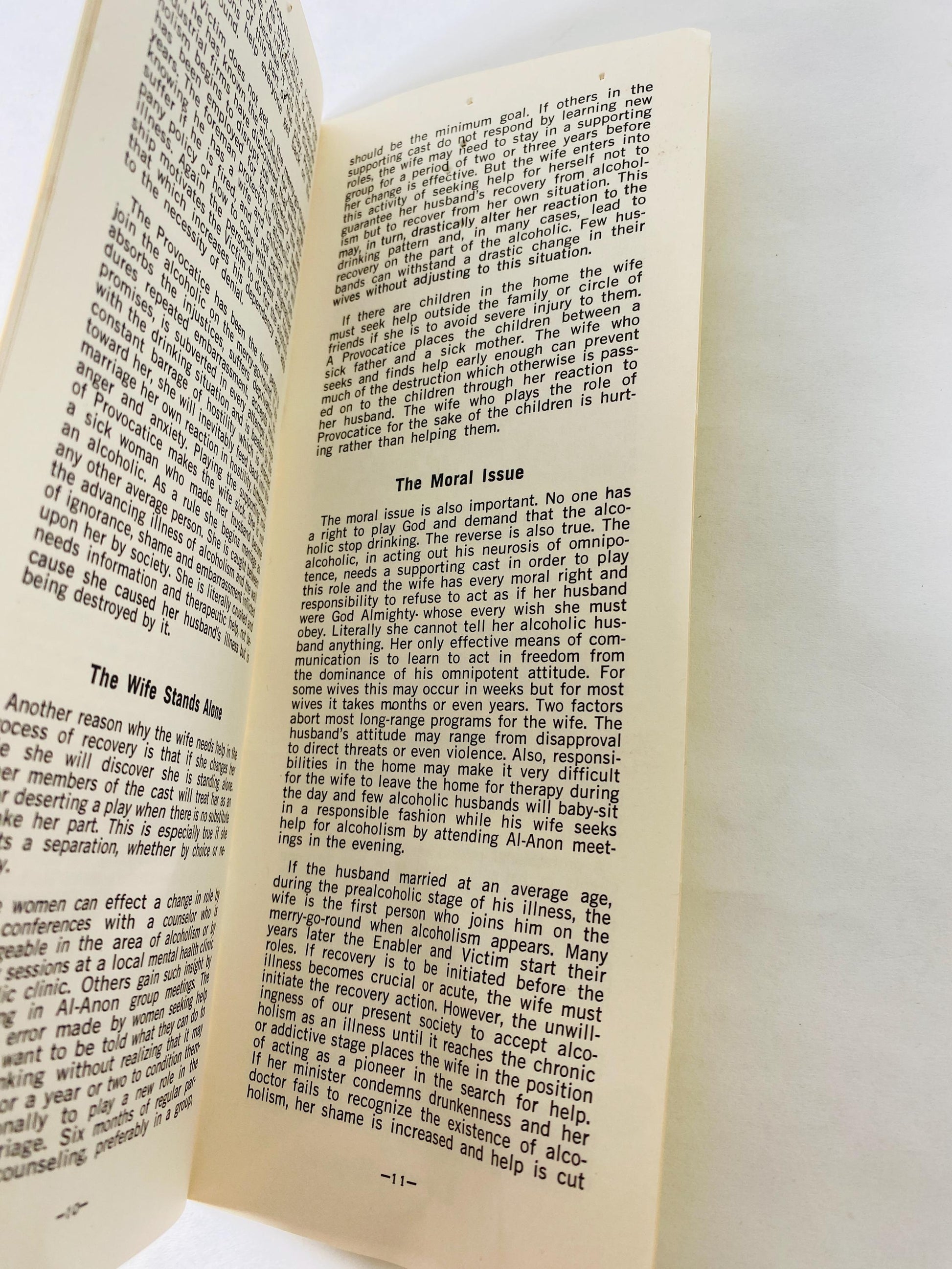 Vintage Alcoholism A Merry-Go-Round Named Denial Booklet by Rev Joseph L Kellermann Recovery AA Al-Anon Pamphlet circa 1987