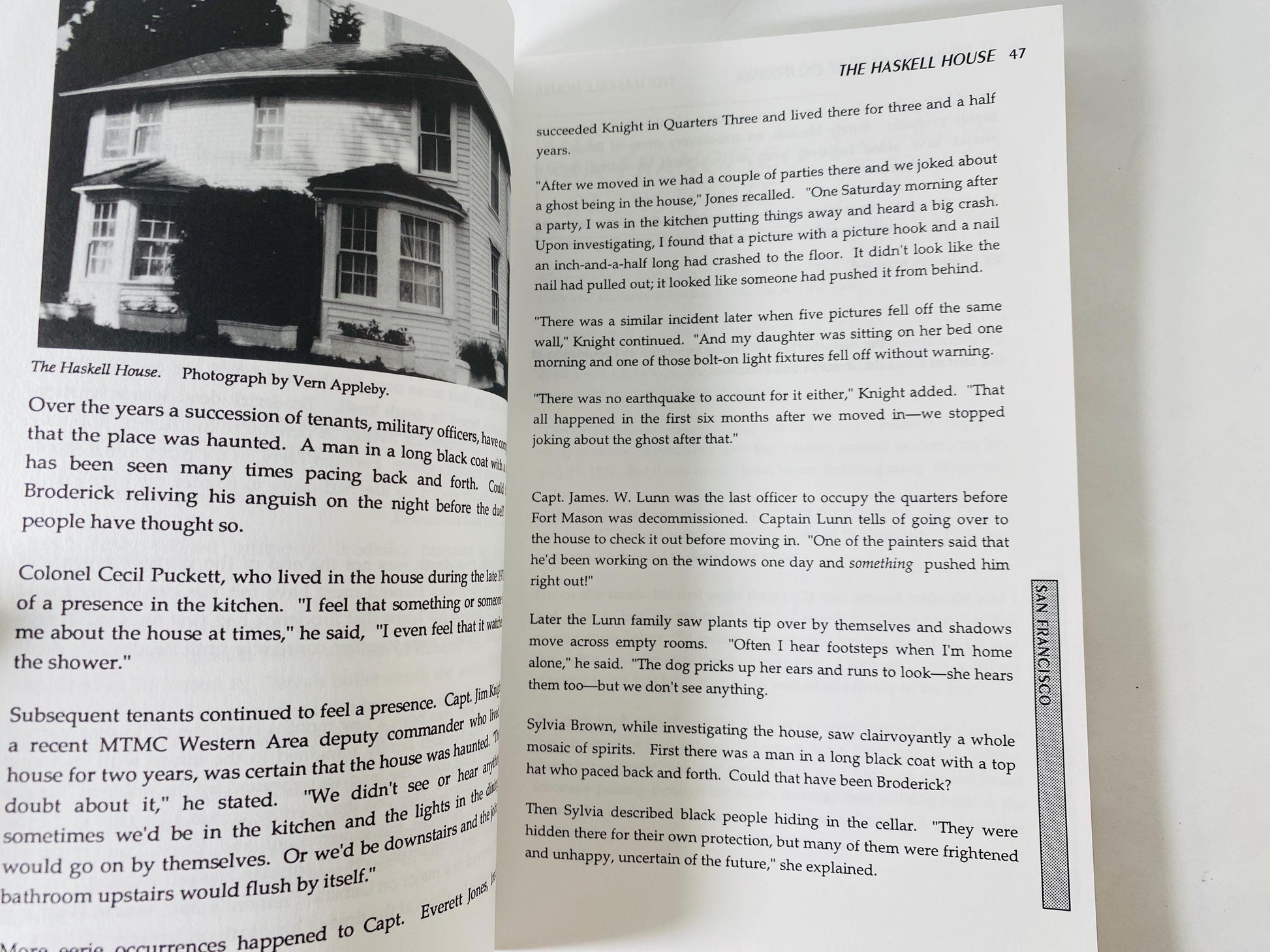 Haunted Houses of California vintage paperback book by by Antoinette circa 2000 occultGhost Stories Paranormal Travel Guide