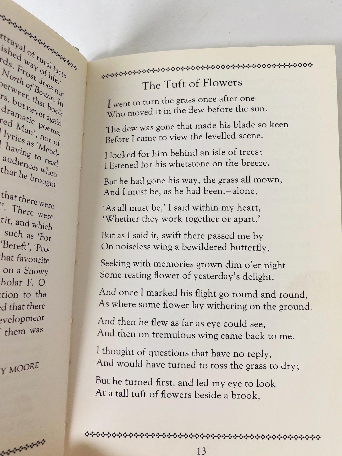 Poetry of Robert Frost vintage book of poems circa 1986 EARLY PRINTING home decor Rural Life Pulitzer Prize Road Less Traveled
