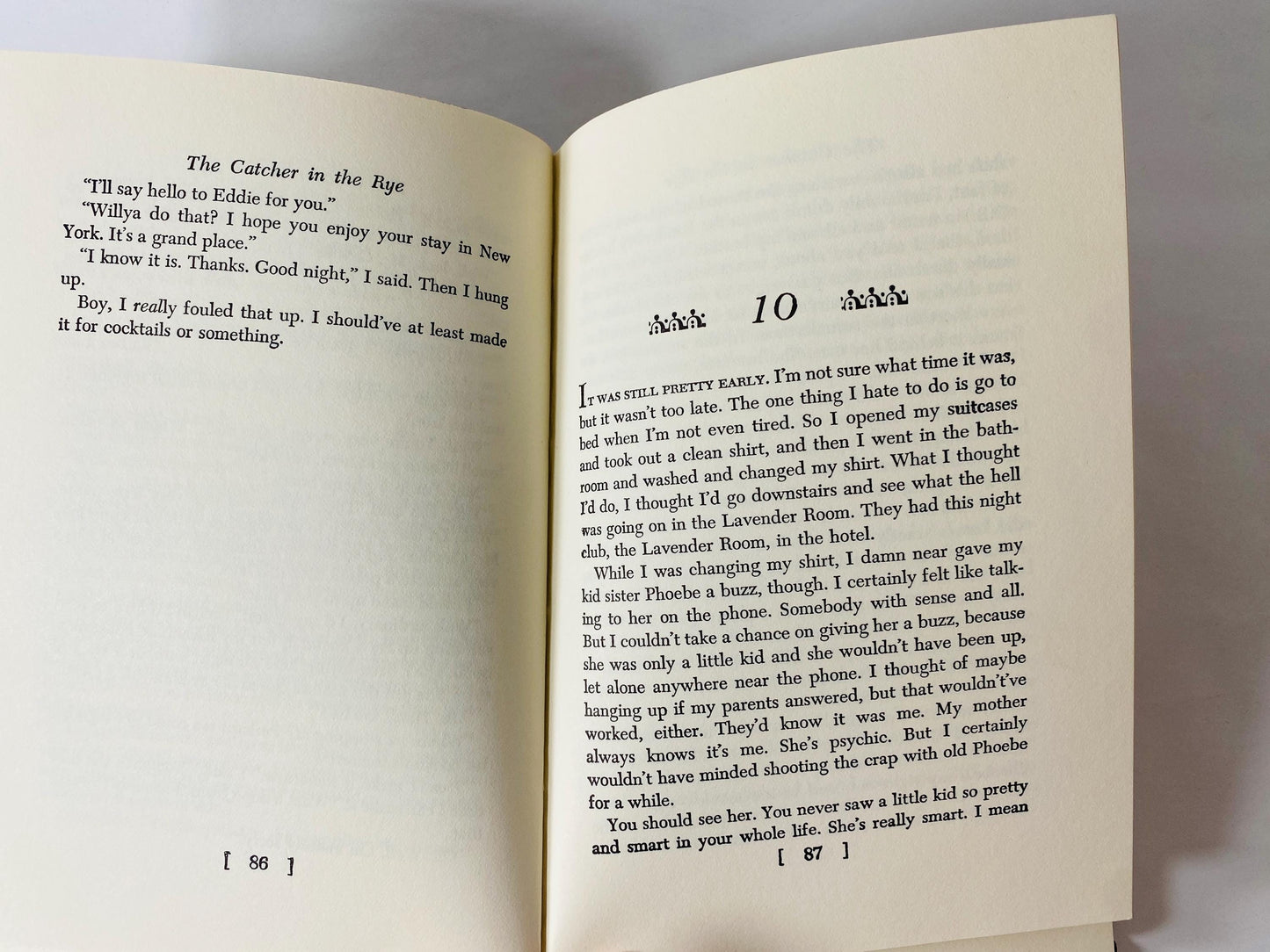 Catcher in the Rye EARLY PRINTING by JD Salinger vintage book circa 1951 Teenage angst & alienation Holden Caulfield gift
