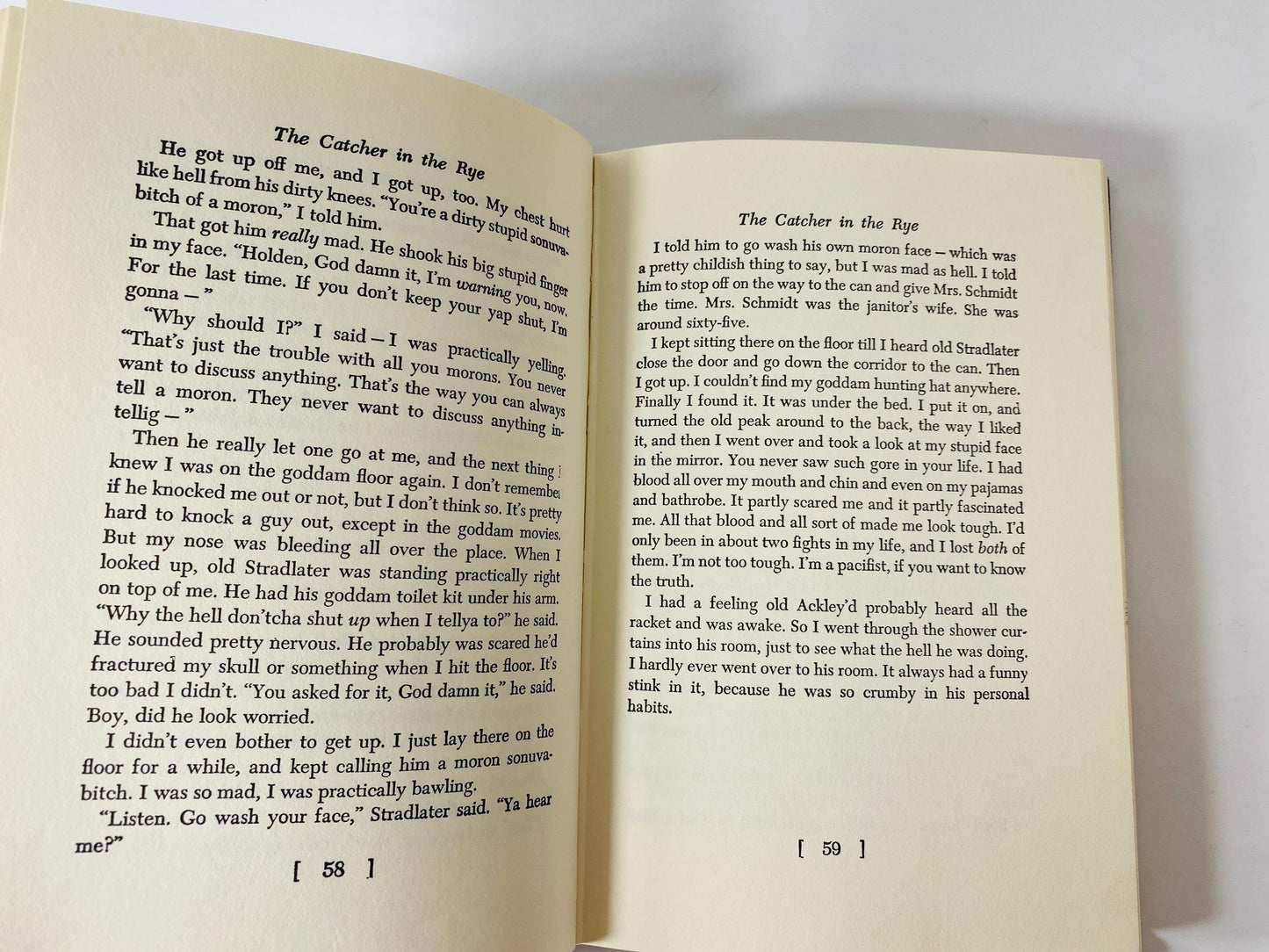 Catcher in the Rye EARLY PRINTING by JD Salinger vintage book circa 1951 Teenage angst & alienation Holden Caulfield gift