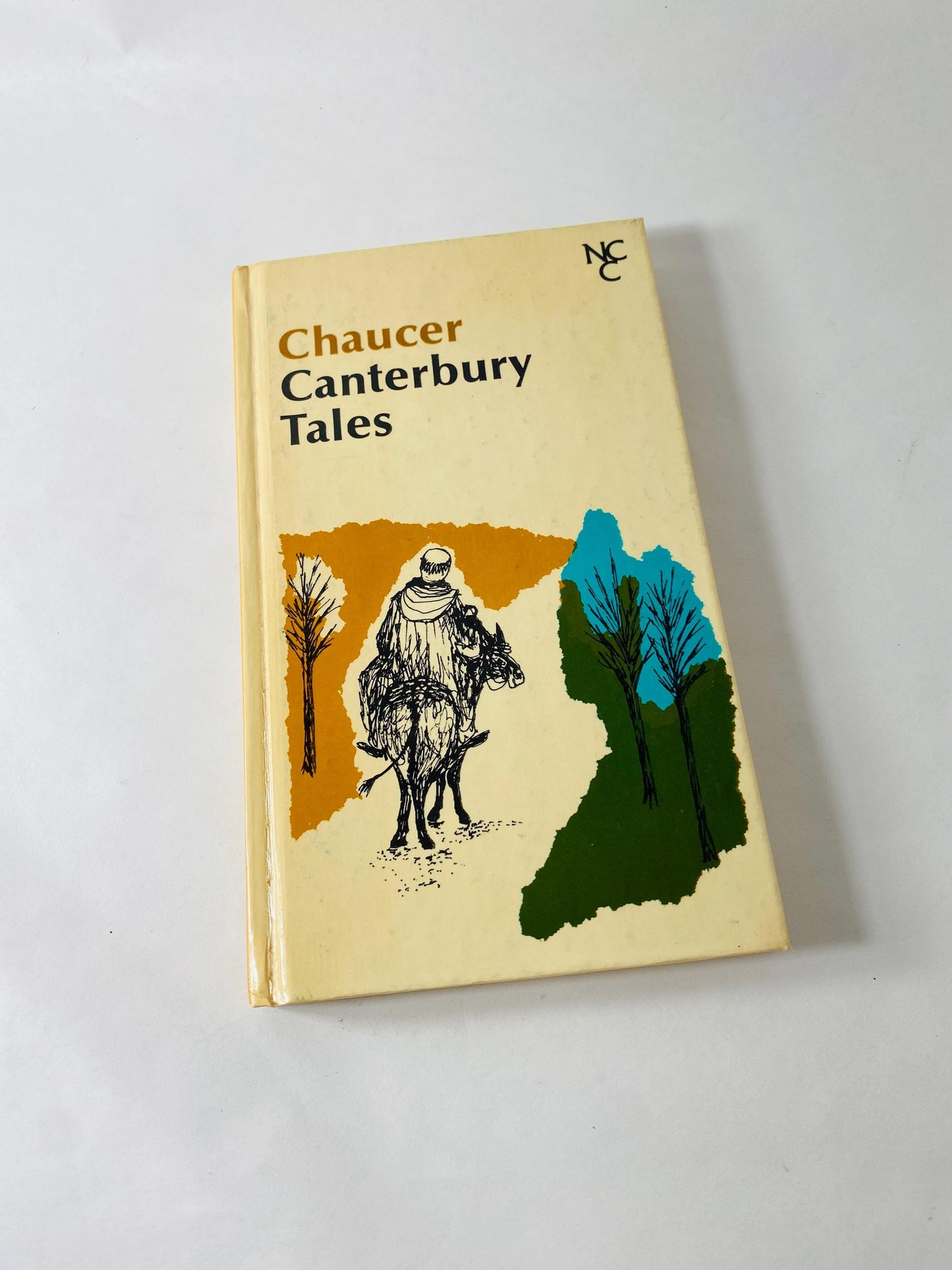 Chaucer's Canterbury Tales Vintage hardback book circa 1948