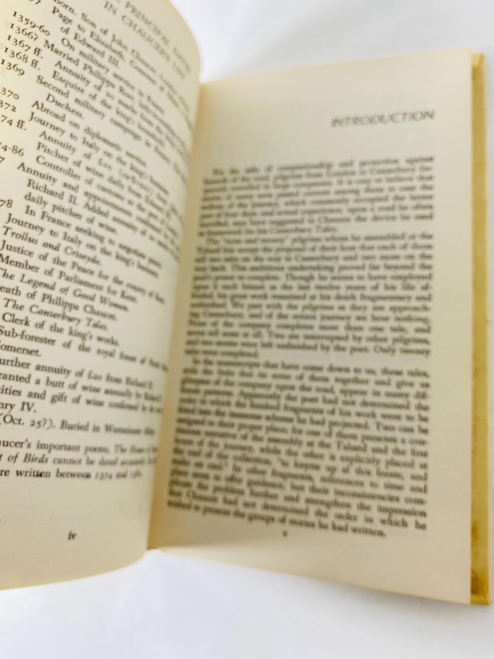 Chaucer's Canterbury Tales Vintage hardback book circa 1948