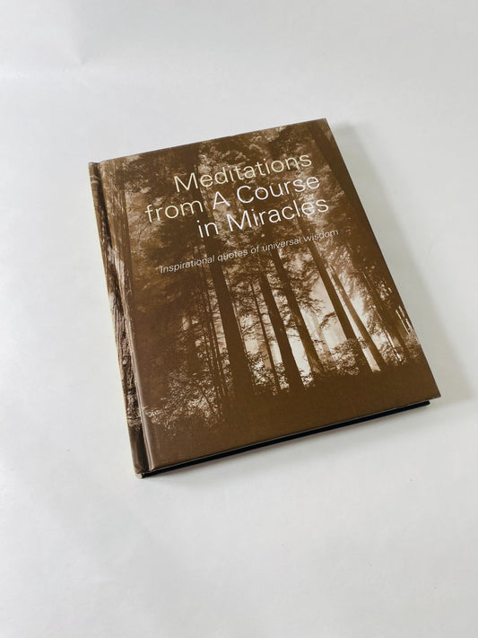 Meditations from a Course in Miracles EARLY PRINTING Combined Volume vintage book Twelve Steps Alcoholic AA Al Anon Anonymous
