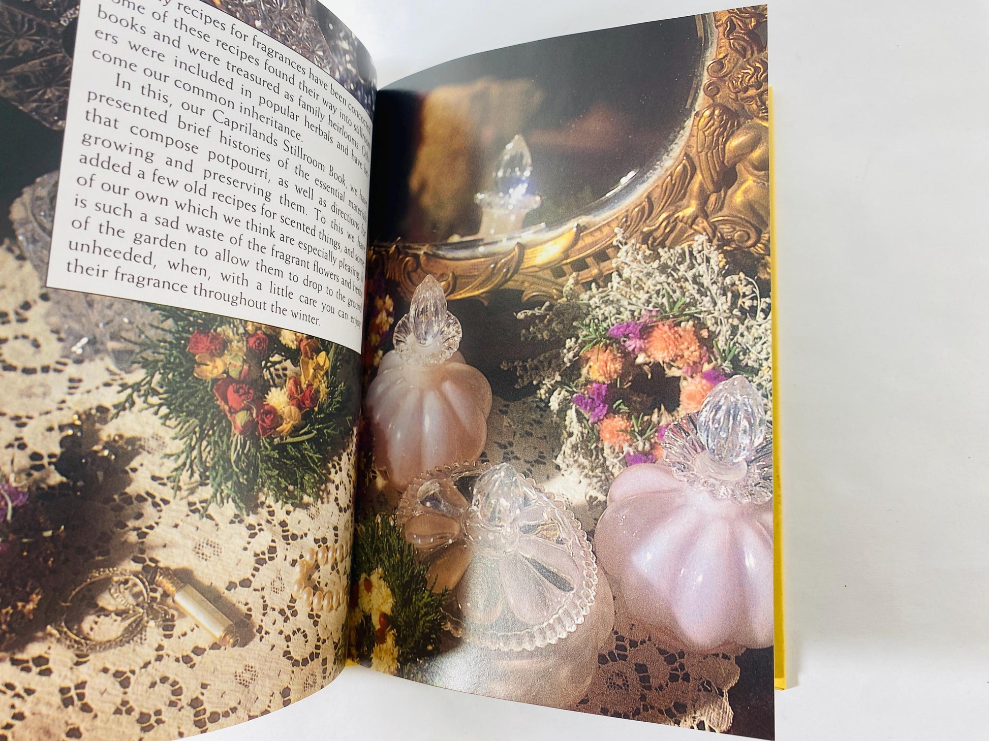 World of Herbs & Flowers Adelma Grenier Simmons 1992 vintage book, Caprilands Herb Gardening Potpourri Wreaths