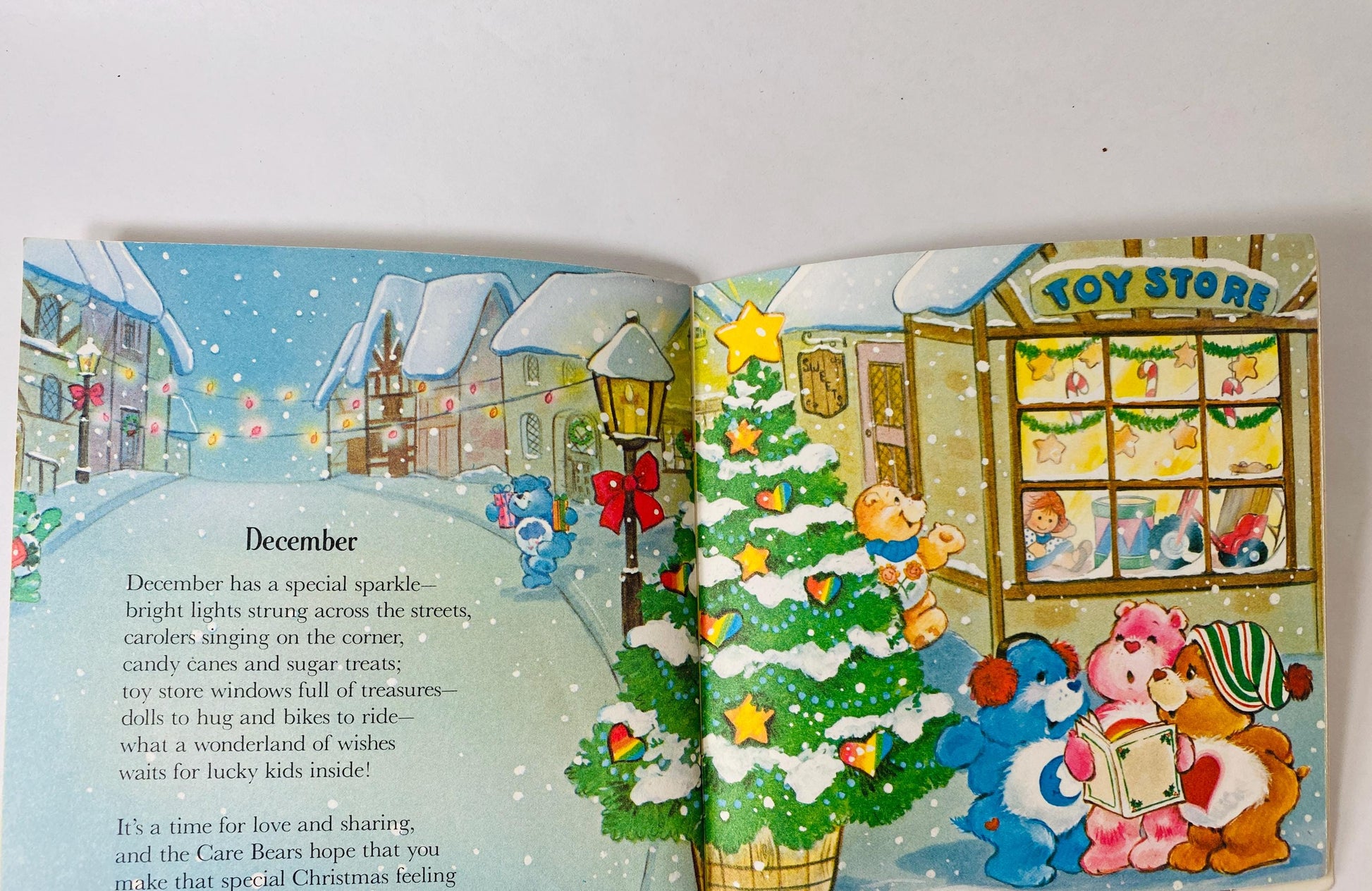 Month by Month Care Bears book of poems. Vintage book by Bobbi Katz circa 1984