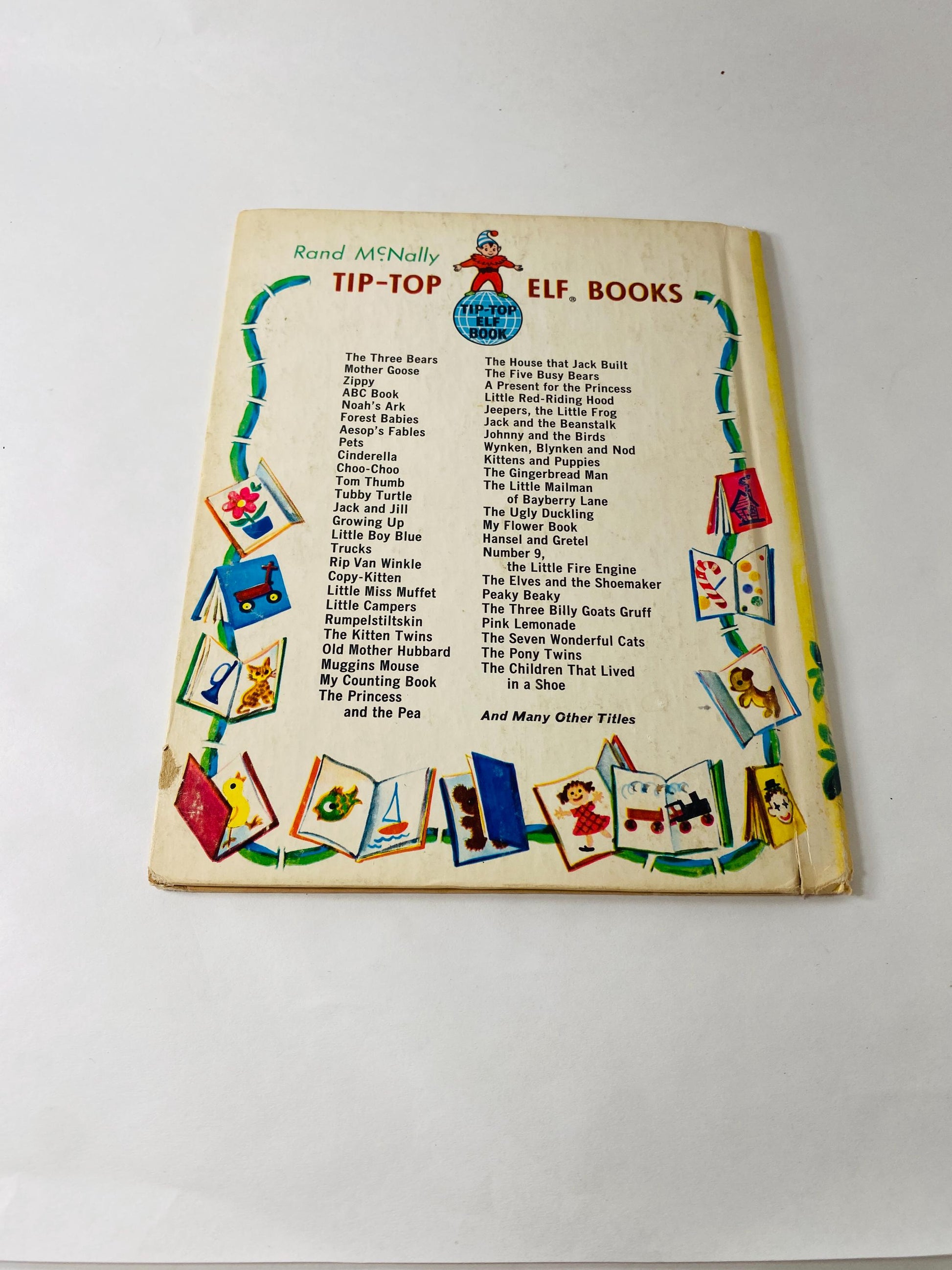 1952 Little Mailman of Bayberry Lane Vintage Rand McNally Book Tip Top Elf children's book by Ian Munn illustrated Elizabeth Webbe squirrel