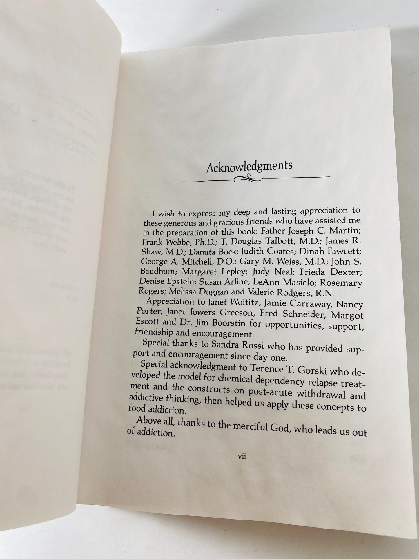 Food Addiction Overeaters Anonymous vintage paperback book by Kay Sheppard 12 steps circa 1989 OA AA