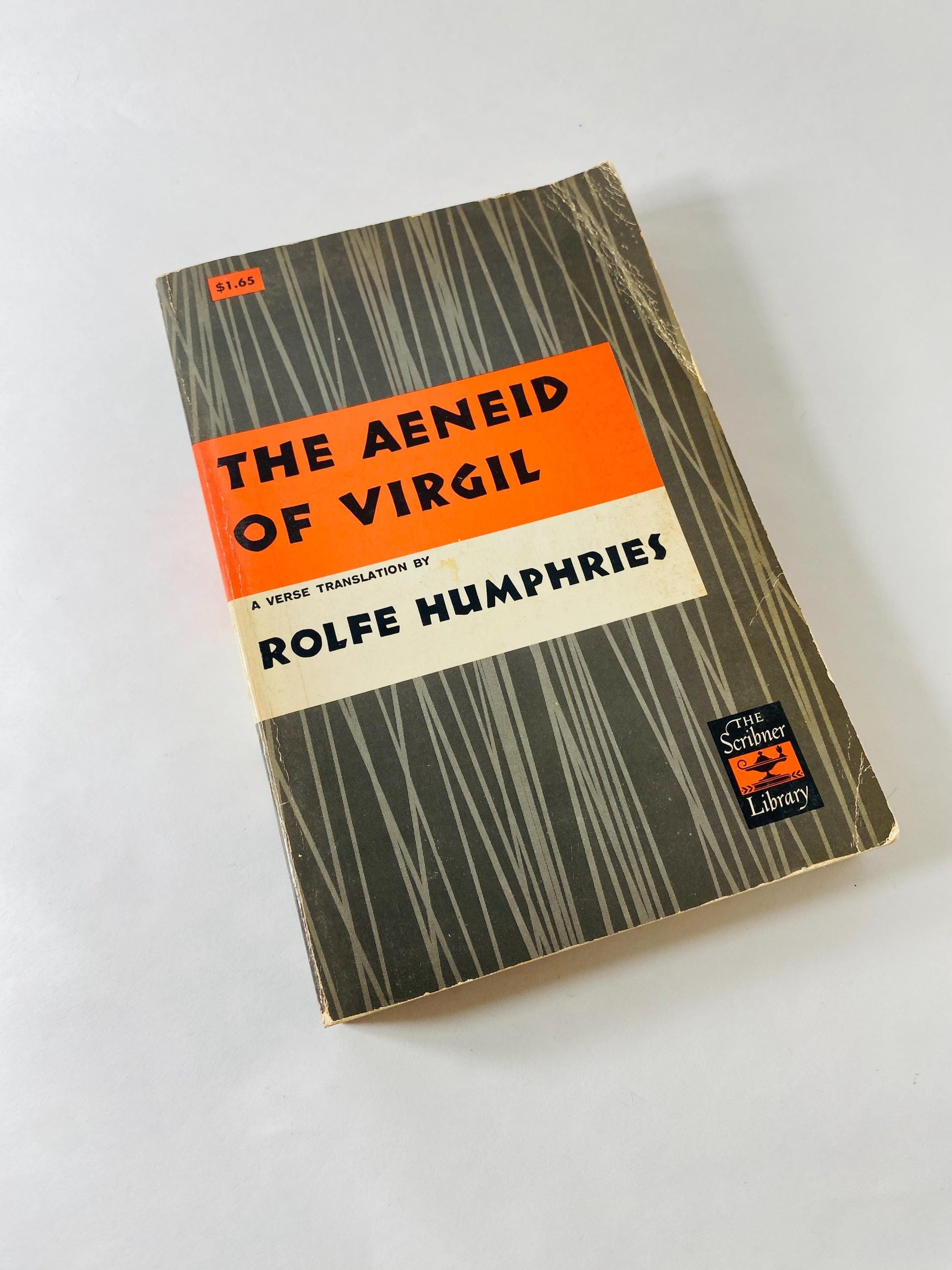 1952 The Aeneid of Virgil Vintage Paperback translated by Rolfe Humphries Classic Literature Latin epic poem Homer Odyssey