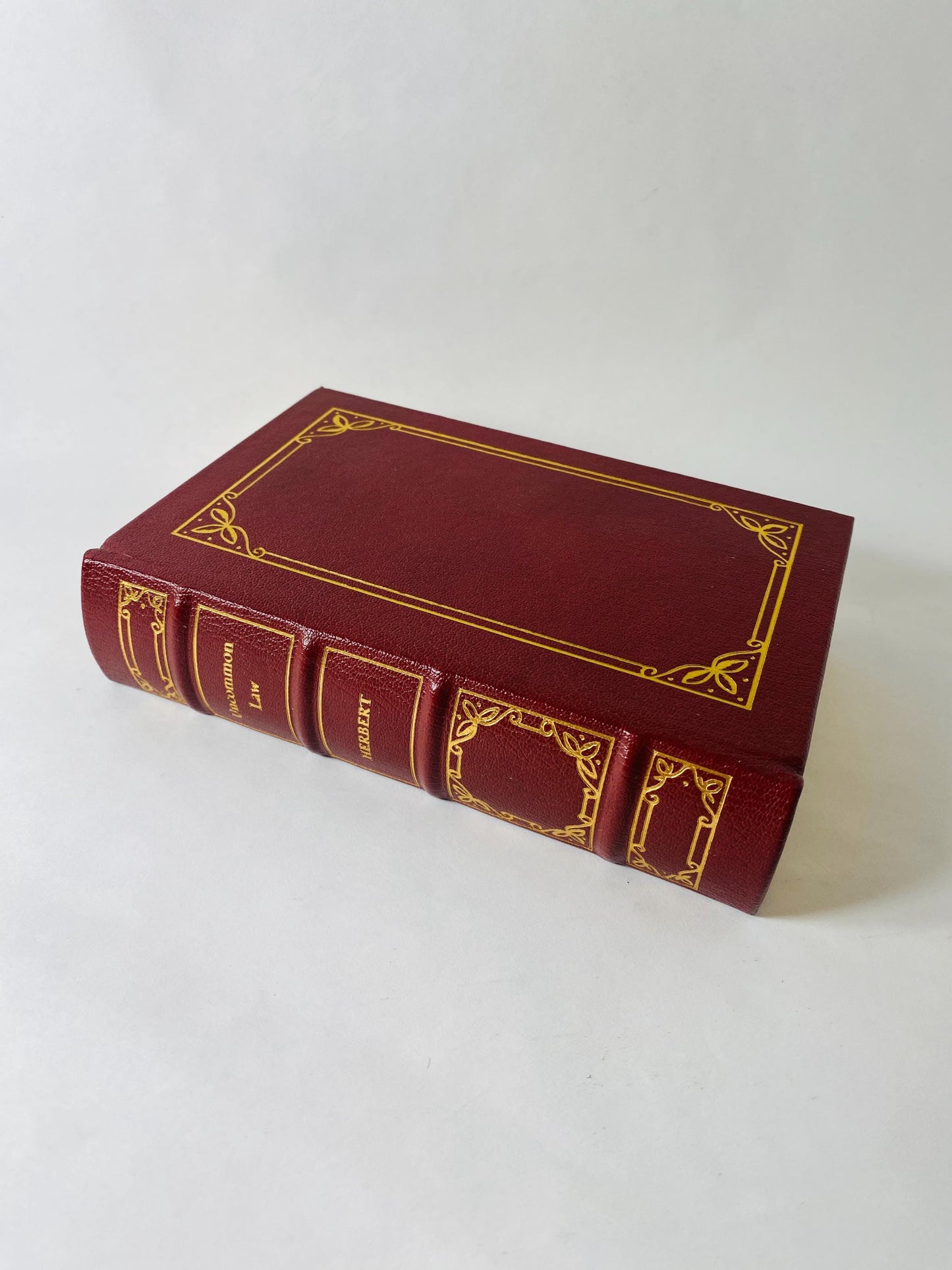 Uncommon Law by AP Herbert Leather Bound Legal Book with Gilt Pages Vintage Lawyer Gift
