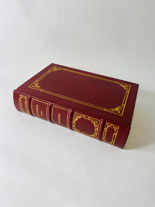 Uncommon Law by AP Herbert Leather Bound Legal Book with Gilt Pages Vintage Lawyer Gift