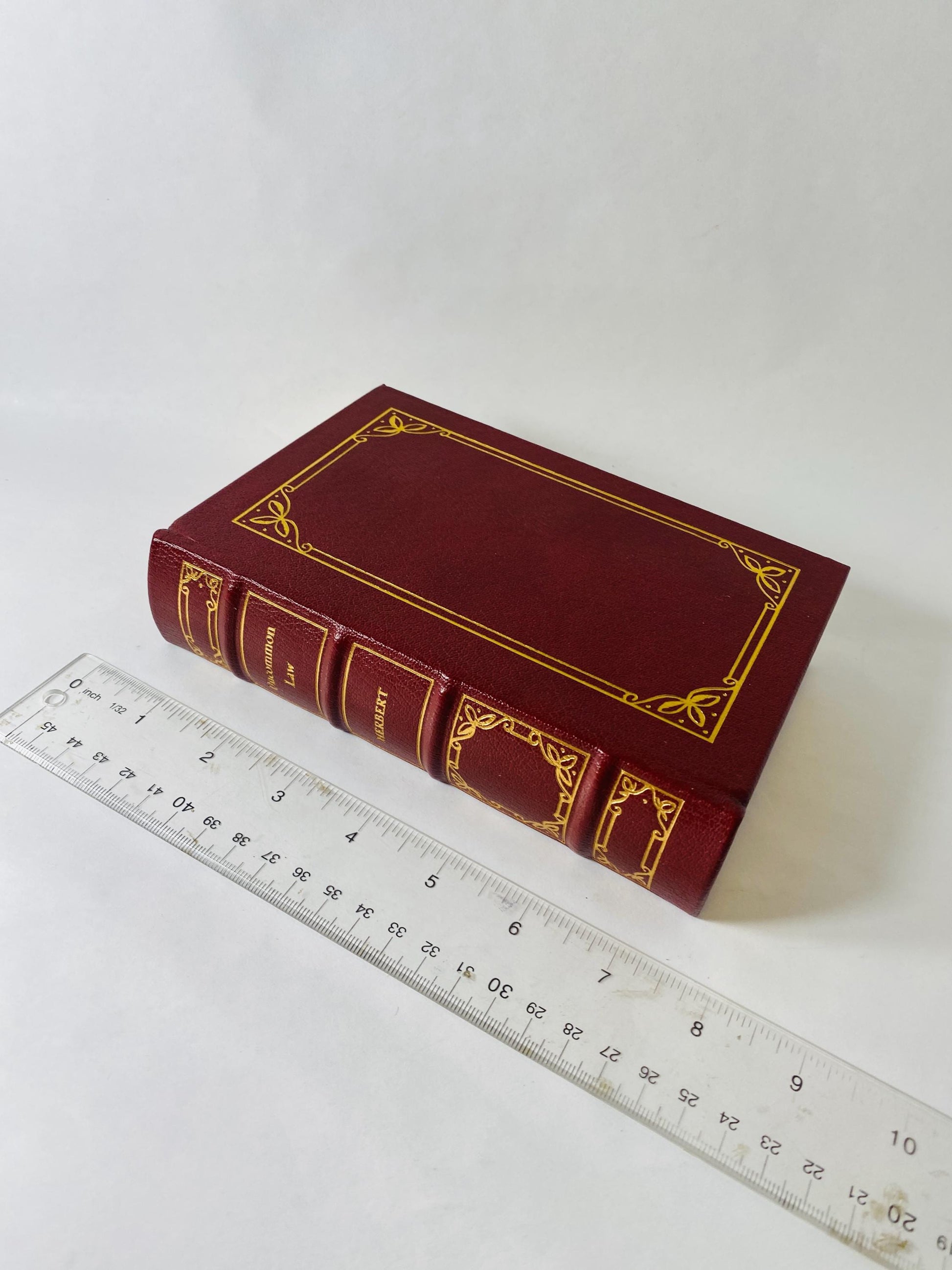 Uncommon Law by AP Herbert Leather Bound Legal Book with Gilt Pages Vintage Lawyer Gift