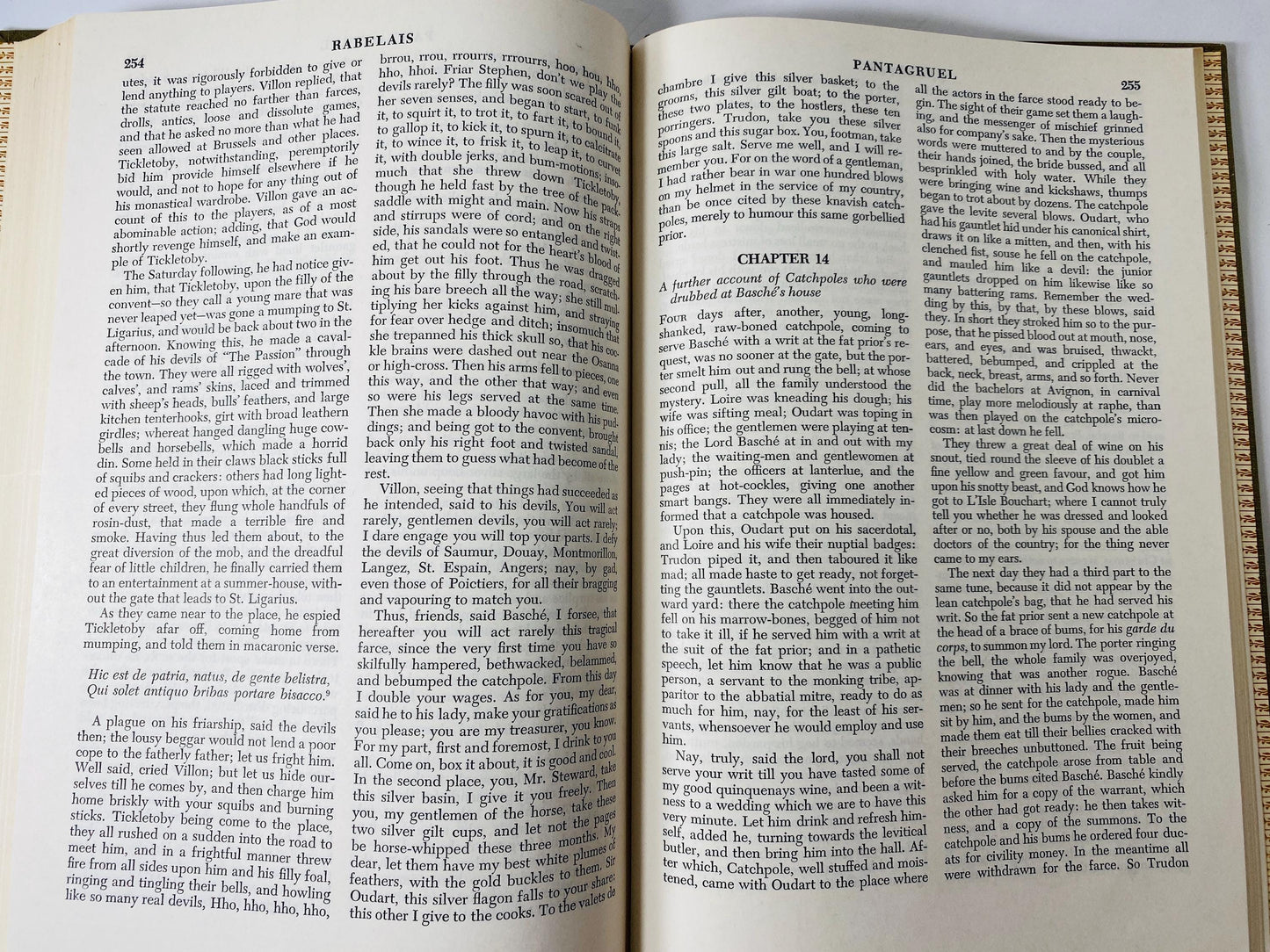 1958 Rabelais Works vintage Britannica Great books Gargantua and Pantagruel