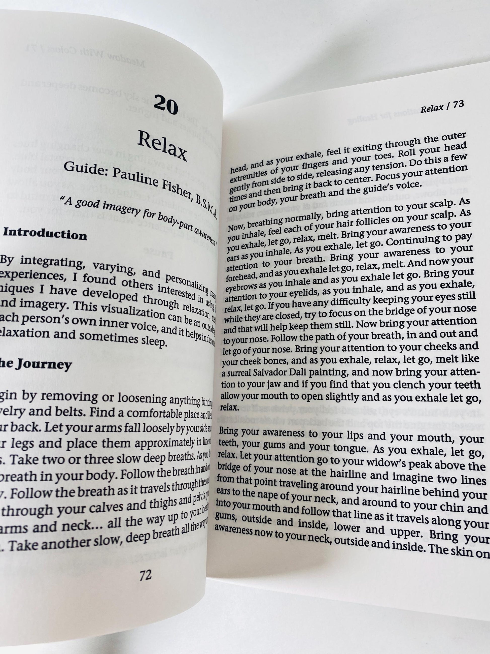 Meditations for Healing vintage paperback book by Larry Moen 1998 Guided Imagery Book, Meditation Self Help, occult