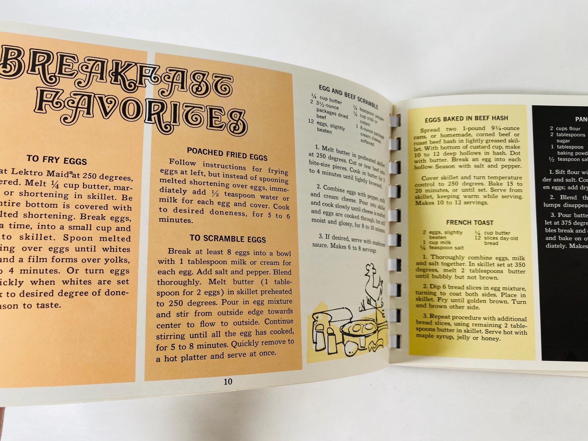 Vintage 1975 Lektro Maid instructions recipe booklet, Miracle Maid West Bend Electric Skillet Manual, Retro Cookbook kitchen collectible