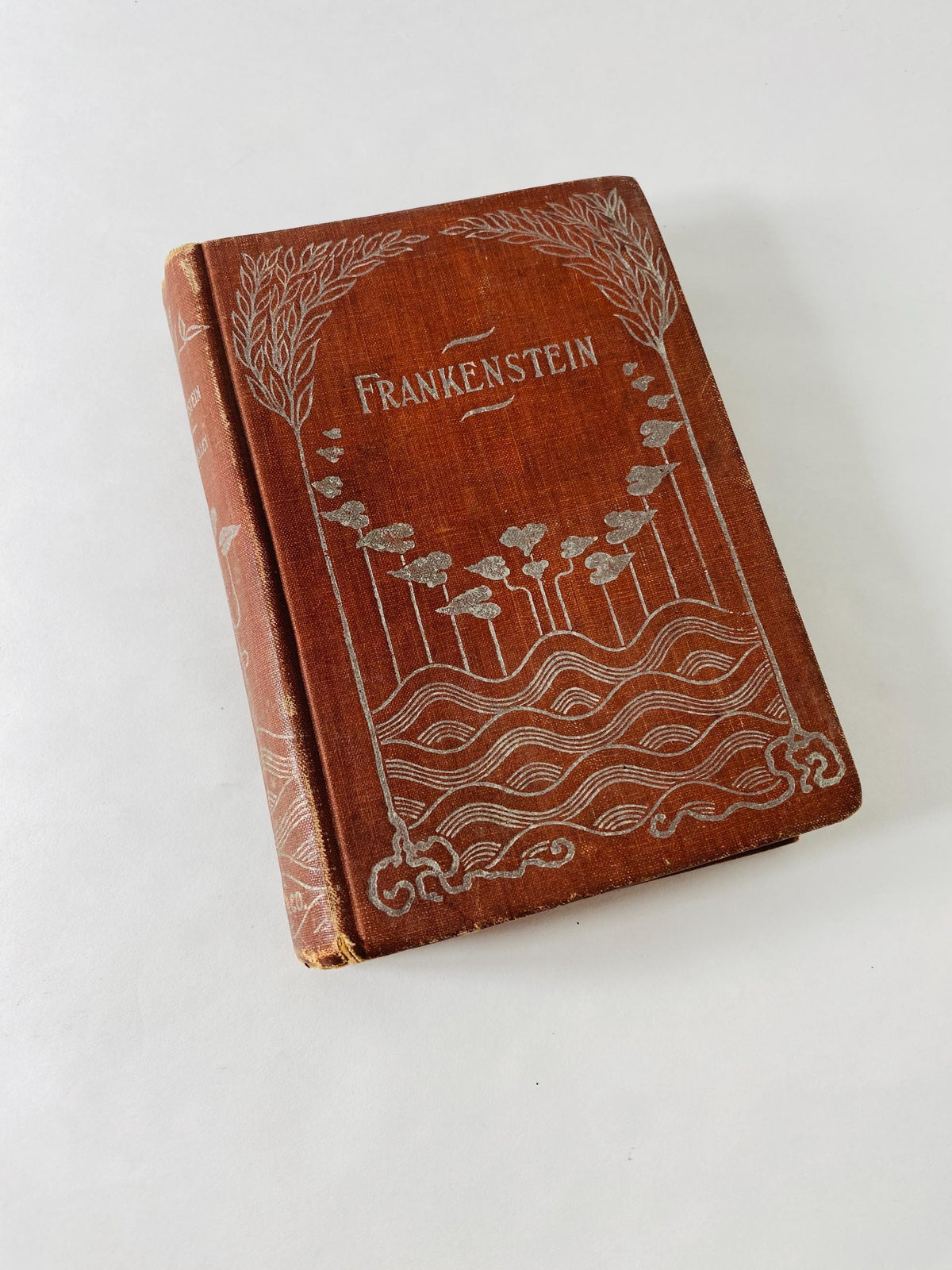 1895 Frankenstein by Mary Shelley vintage book Homewood Publishing Modern Prometheus Rare Christmas antique gift