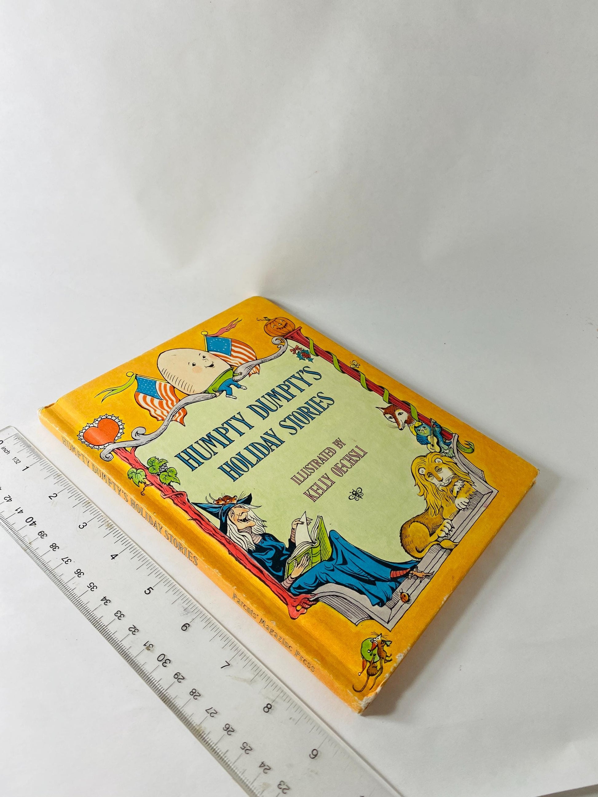 Humpty Dumpty's Holiday Stories vintage children's book illustrated by Kelly Oechsli circa 1973 Easter Groundhog Spring New Year Halloween