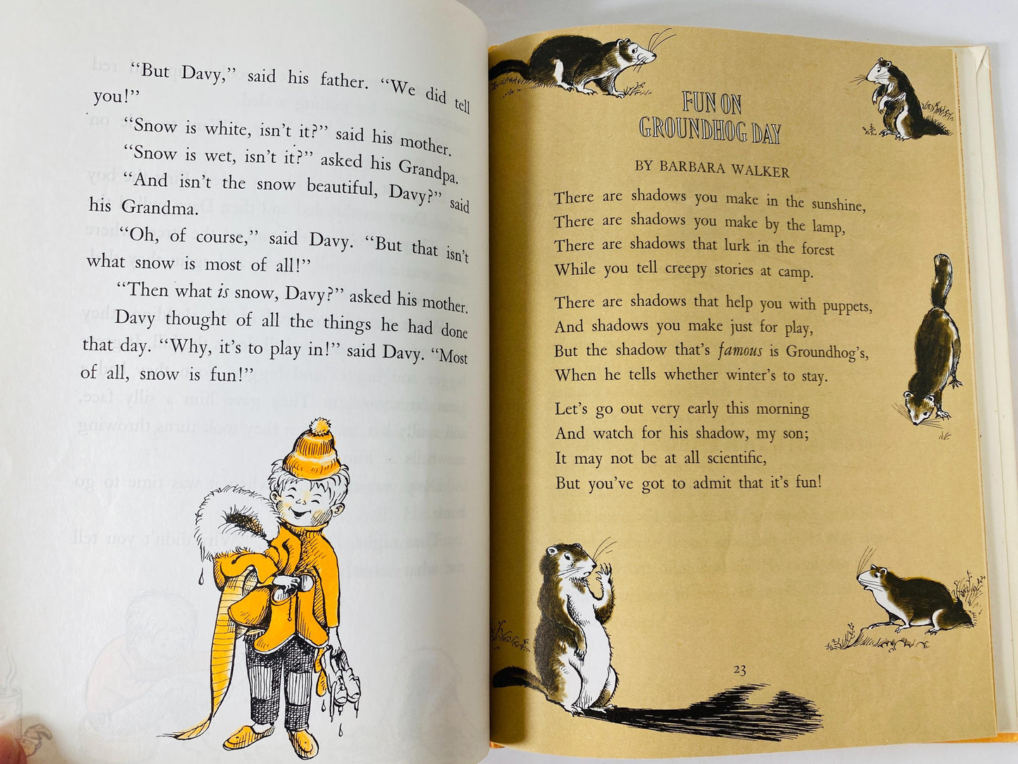 Humpty Dumpty's Holiday Stories vintage children's book illustrated by Kelly Oechsli circa 1973 Easter Groundhog Spring New Year Halloween