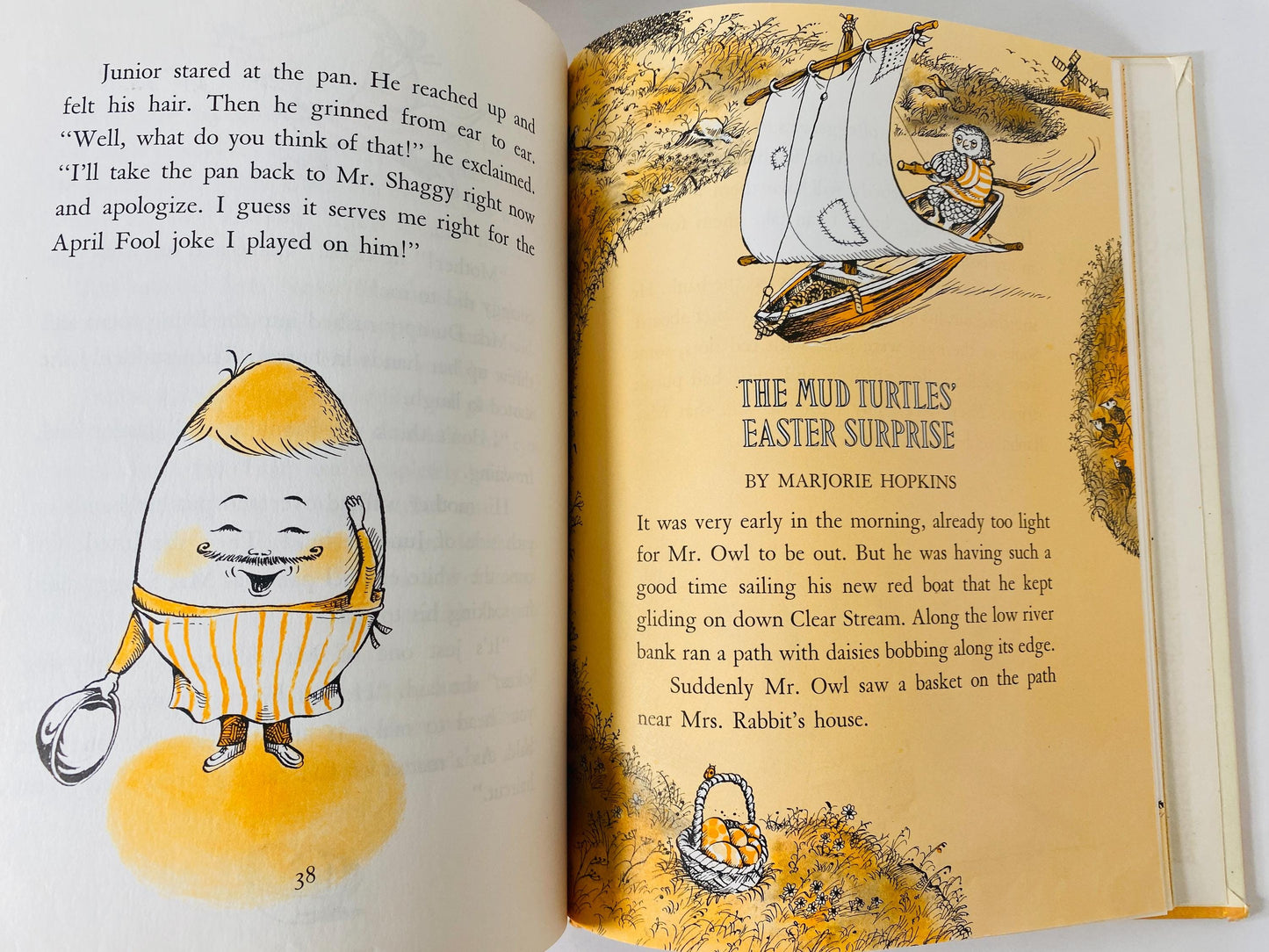 Humpty Dumpty's Holiday Stories vintage children's book illustrated by Kelly Oechsli circa 1973 Easter Groundhog Spring New Year Halloween