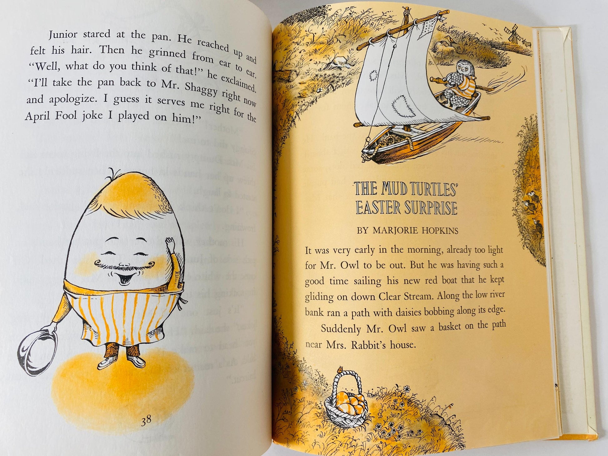 Humpty Dumpty's Holiday Stories vintage children's book illustrated by Kelly Oechsli circa 1973 Easter Groundhog Spring New Year Halloween