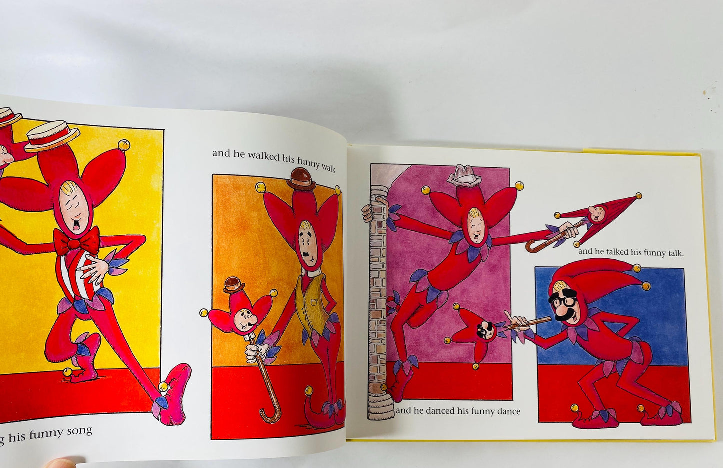 1995 The Jester Has Lost His Jingle vintage children's book David Saltzman FIRST EDITION Picture Book Maurice Sendak Afterword