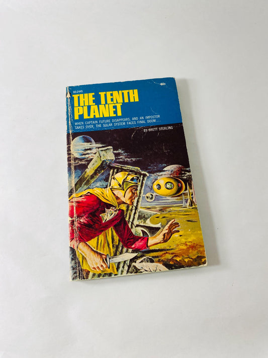 1969 Tenth Planet Brett Sterling Captain Future Vintage Sci Fi Paperback Popular Library Pulp Cover book vintage science fiction